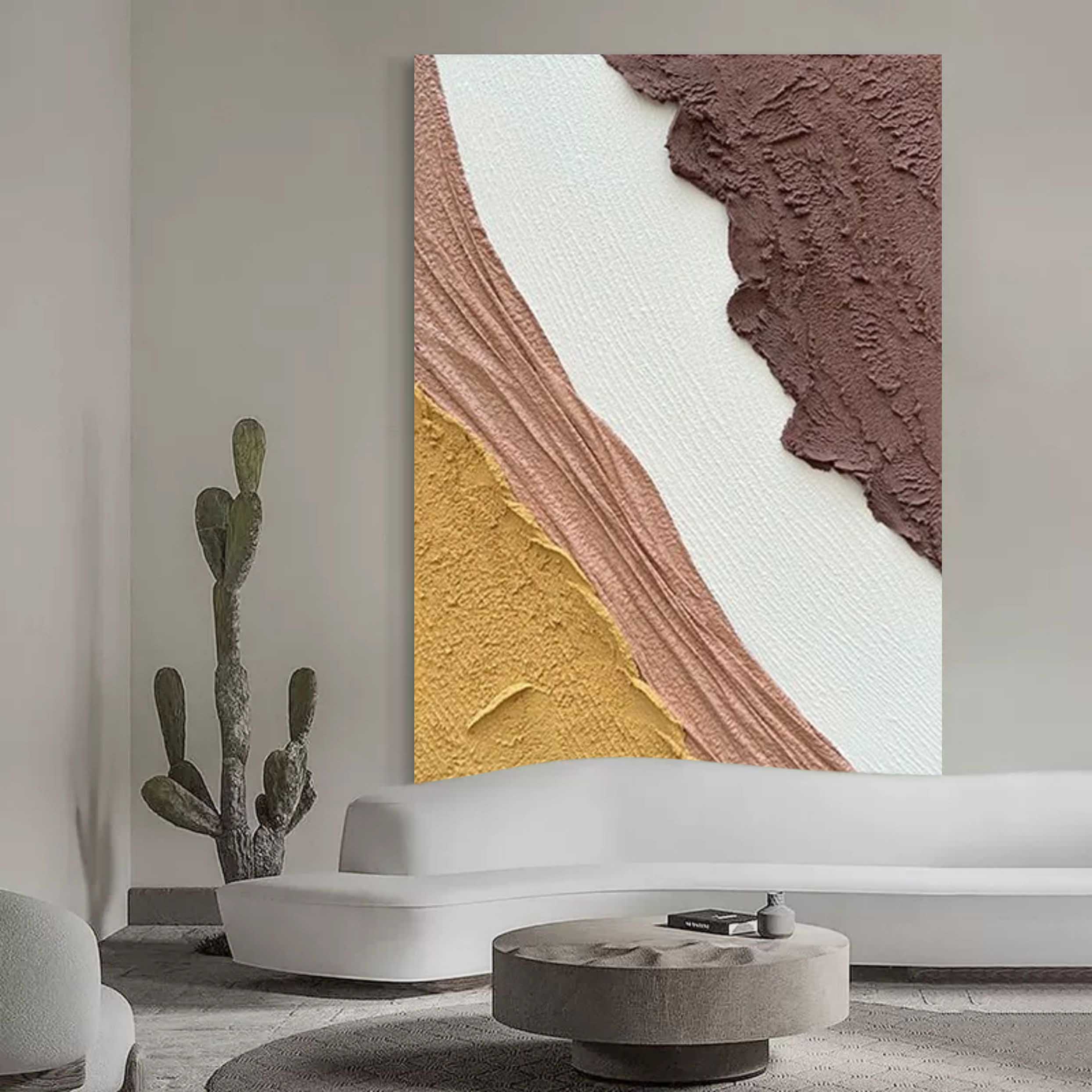 Plaster Art Texture Painting #SG192 - Image 4