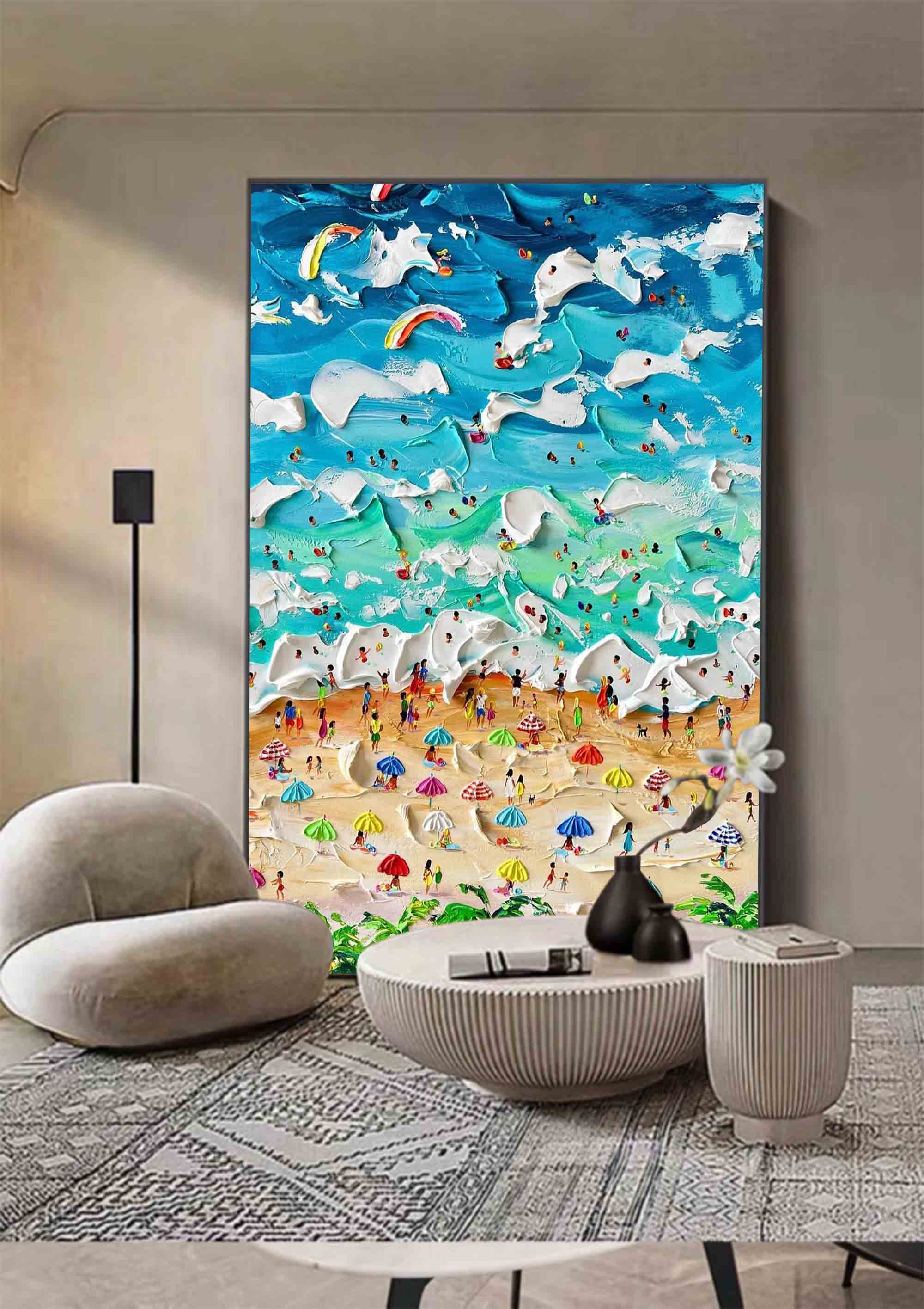 Plaster Art Texture Painting #SG205 - Image 5