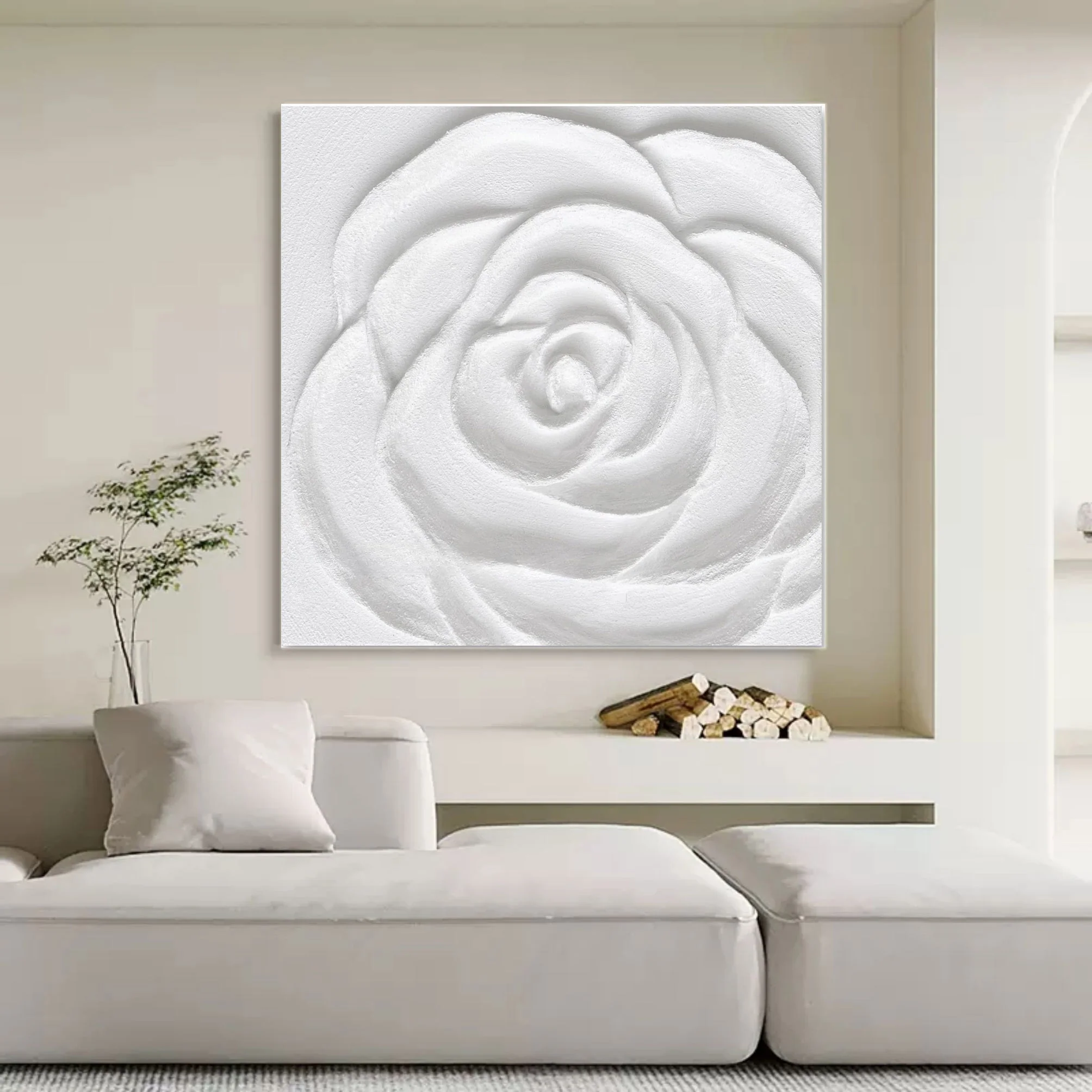 Plaster Art Texture Painting #SG215 - Image 2