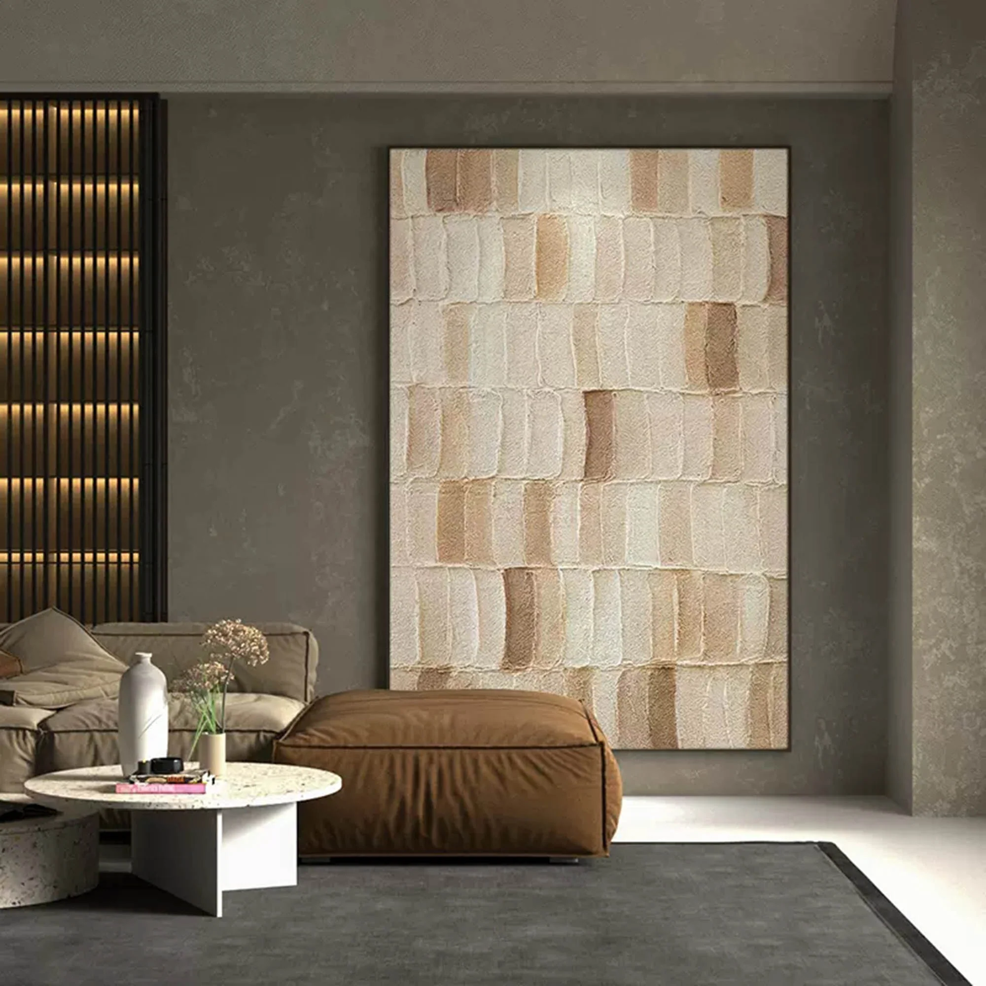Plaster Art Texture Painting #SG216 - Image 6