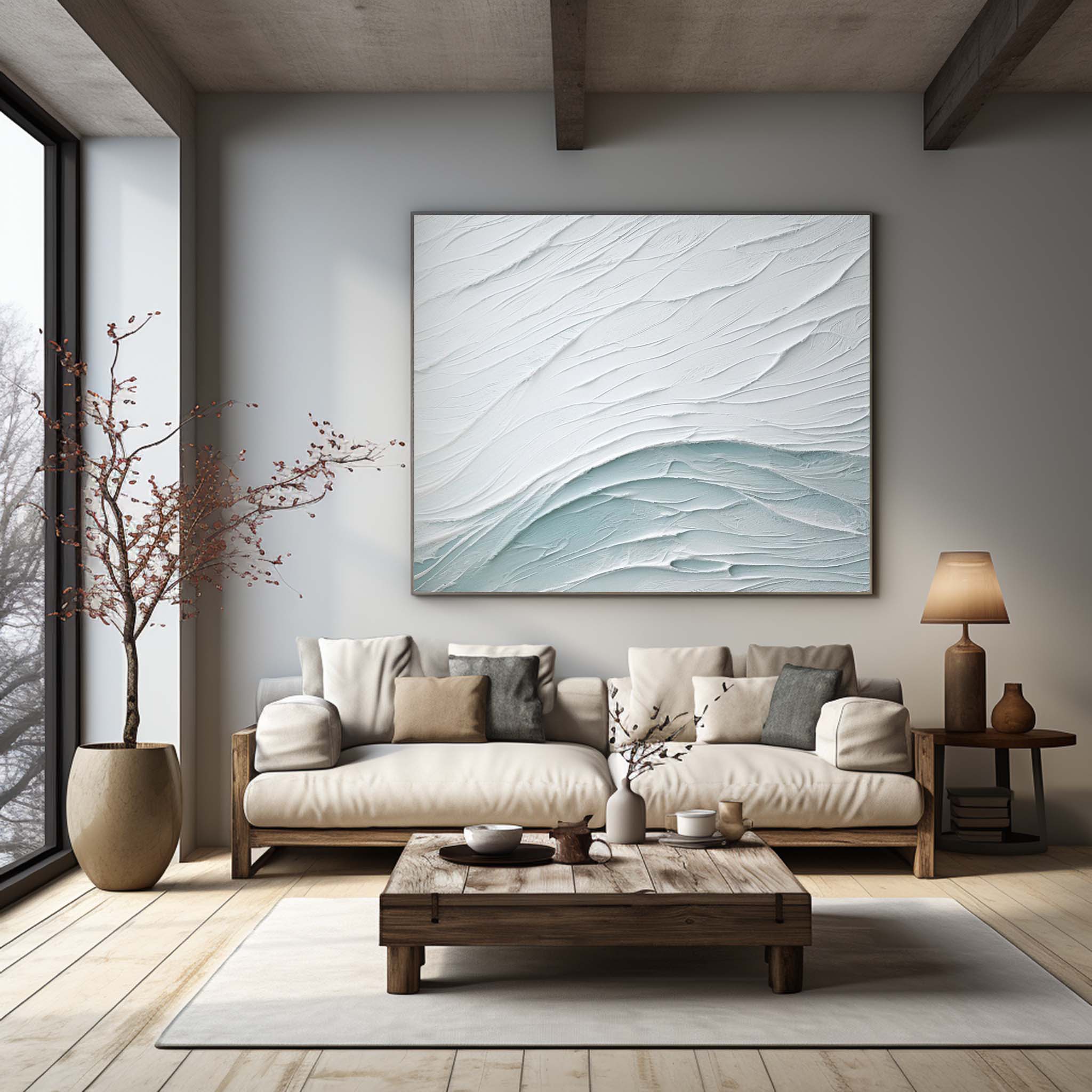 Plaster Art Texture Painting #SG231 - Image 2