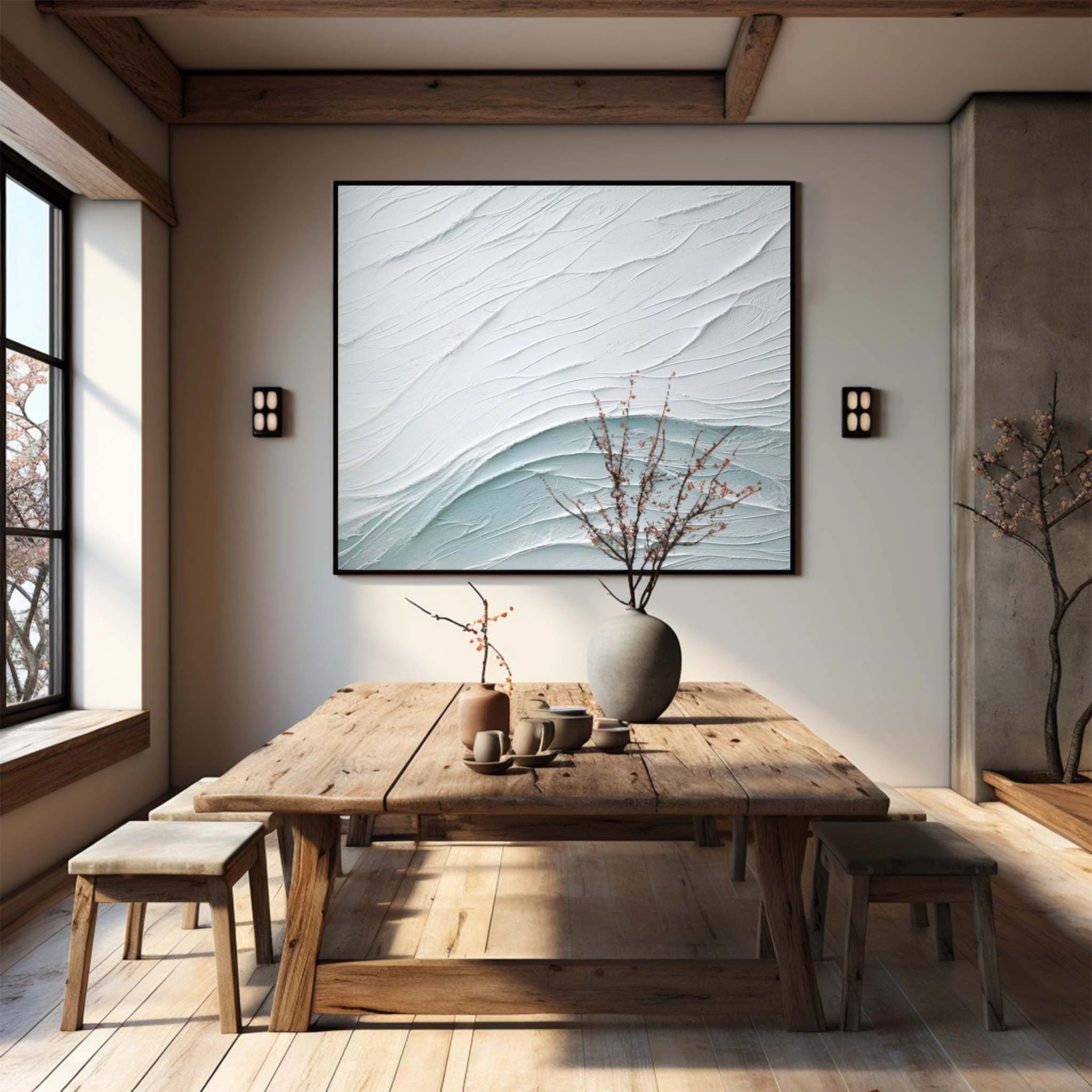 Plaster Art Texture Painting #SG231 - Image 6