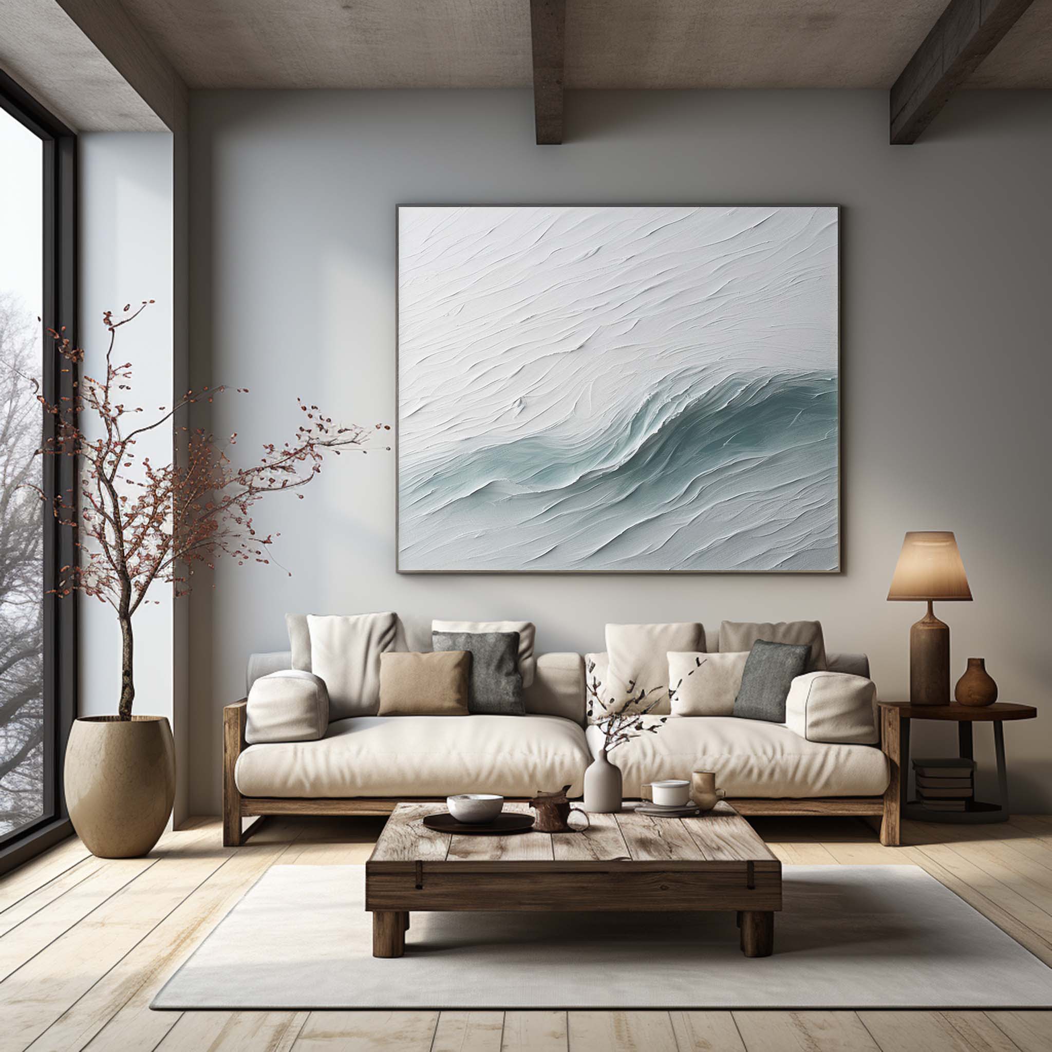 Plaster Art Texture Painting #SG232 - Image 6