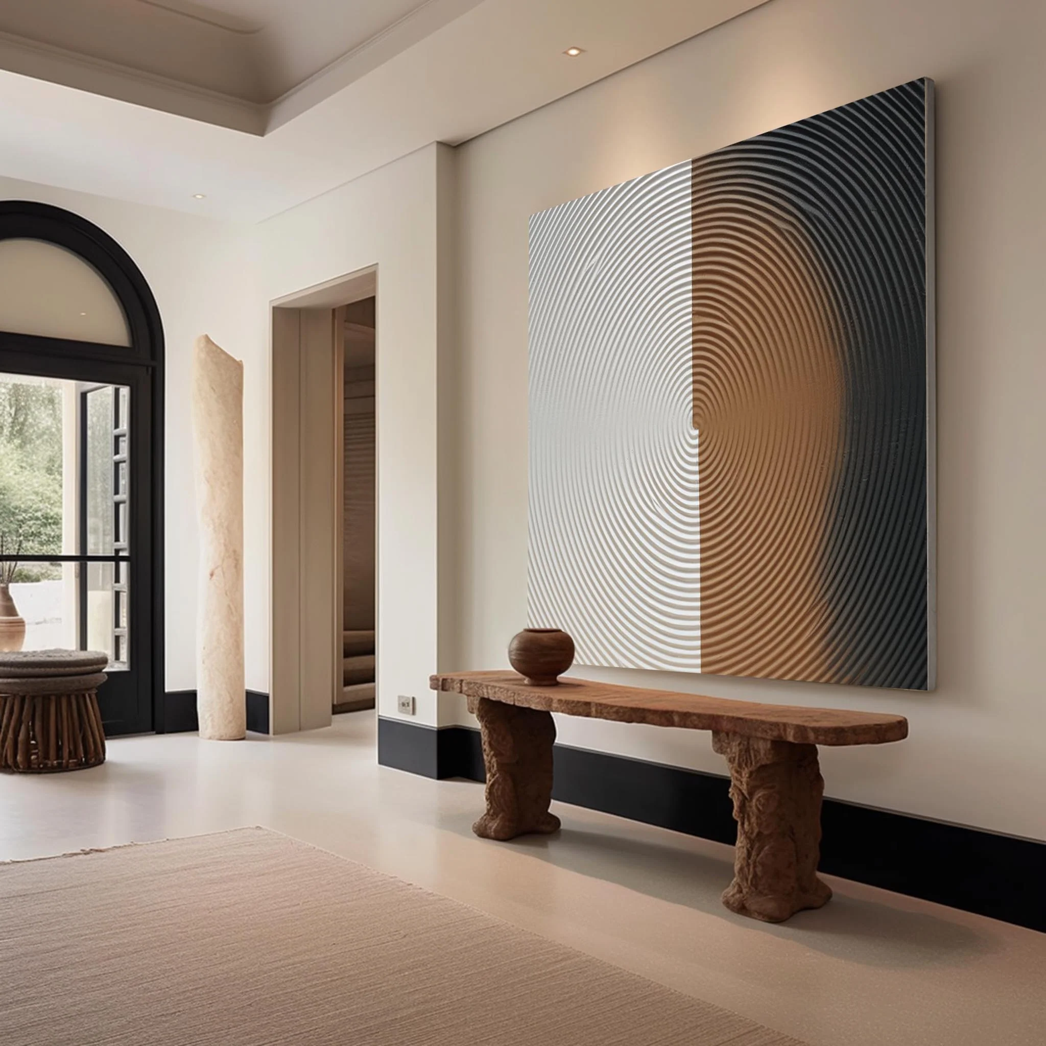 Plaster Art Texture Painting #SG240 - Image 5