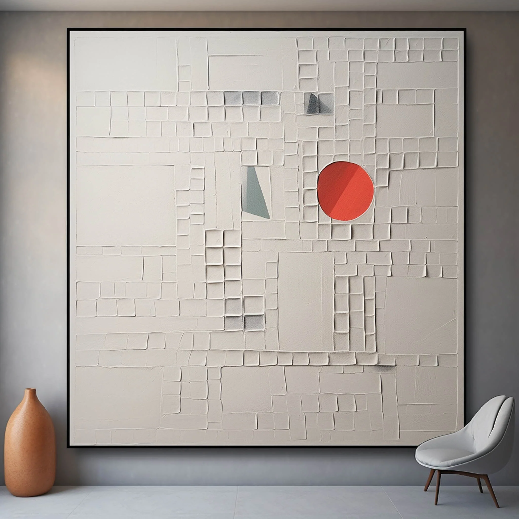 Plaster Art Texture Painting #SG245 - Image 2