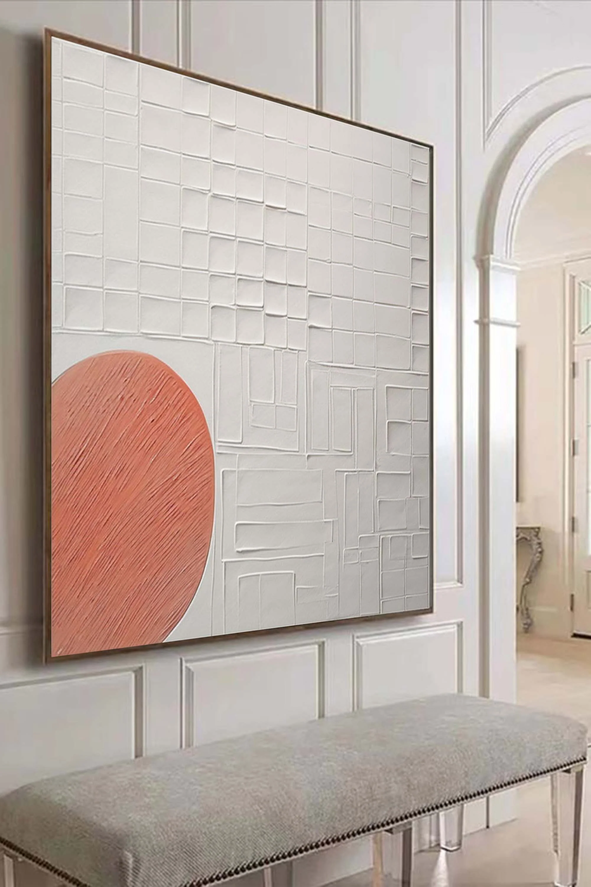 Plaster Art Texture Painting #SG248 - Image 4
