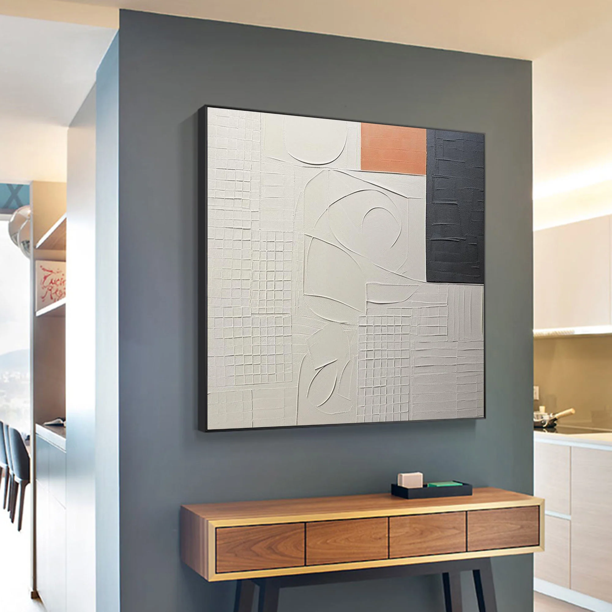 Plaster Art Texture Painting #SG249 - Image 4