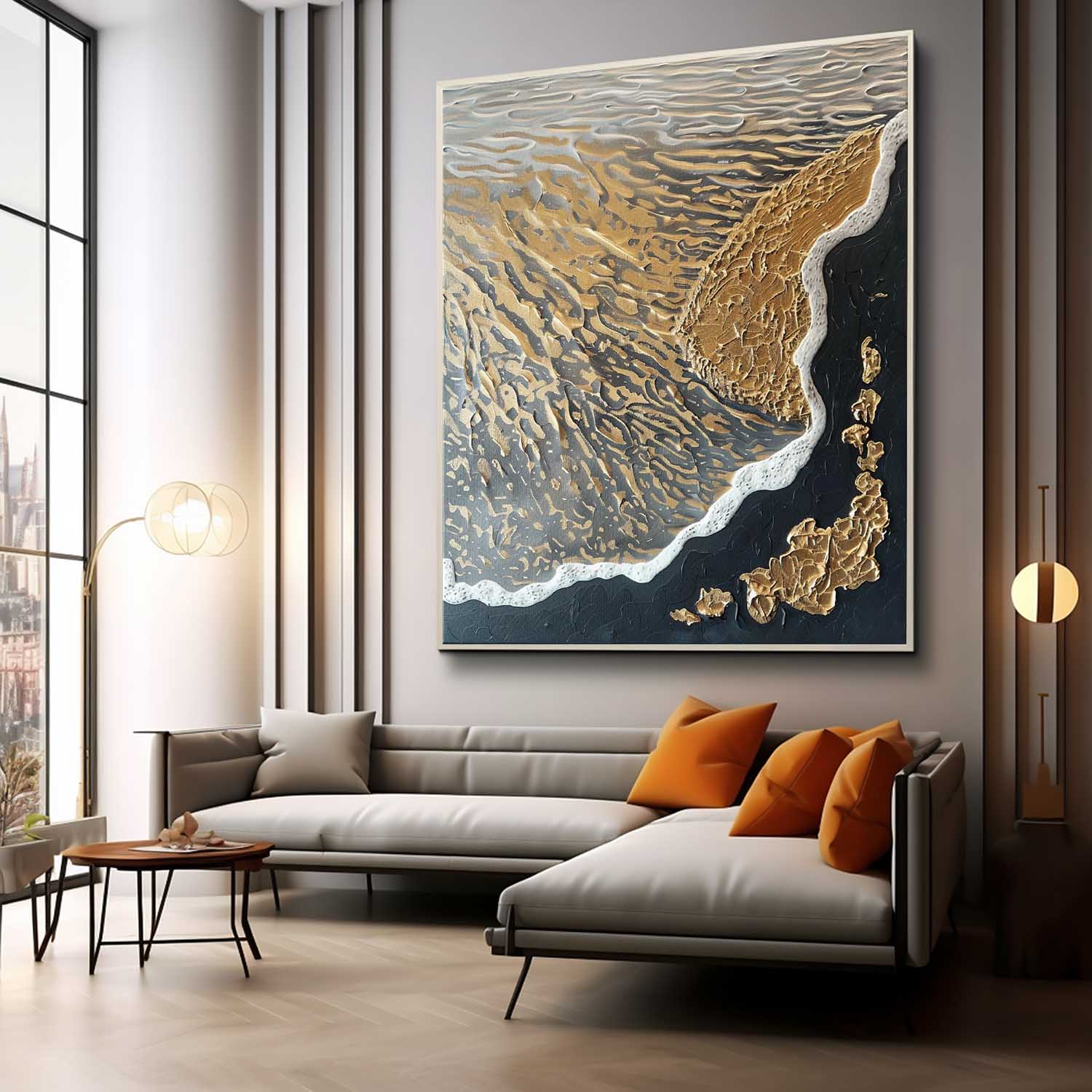 Plaster Art Texture Painting #SG285 - Image 2