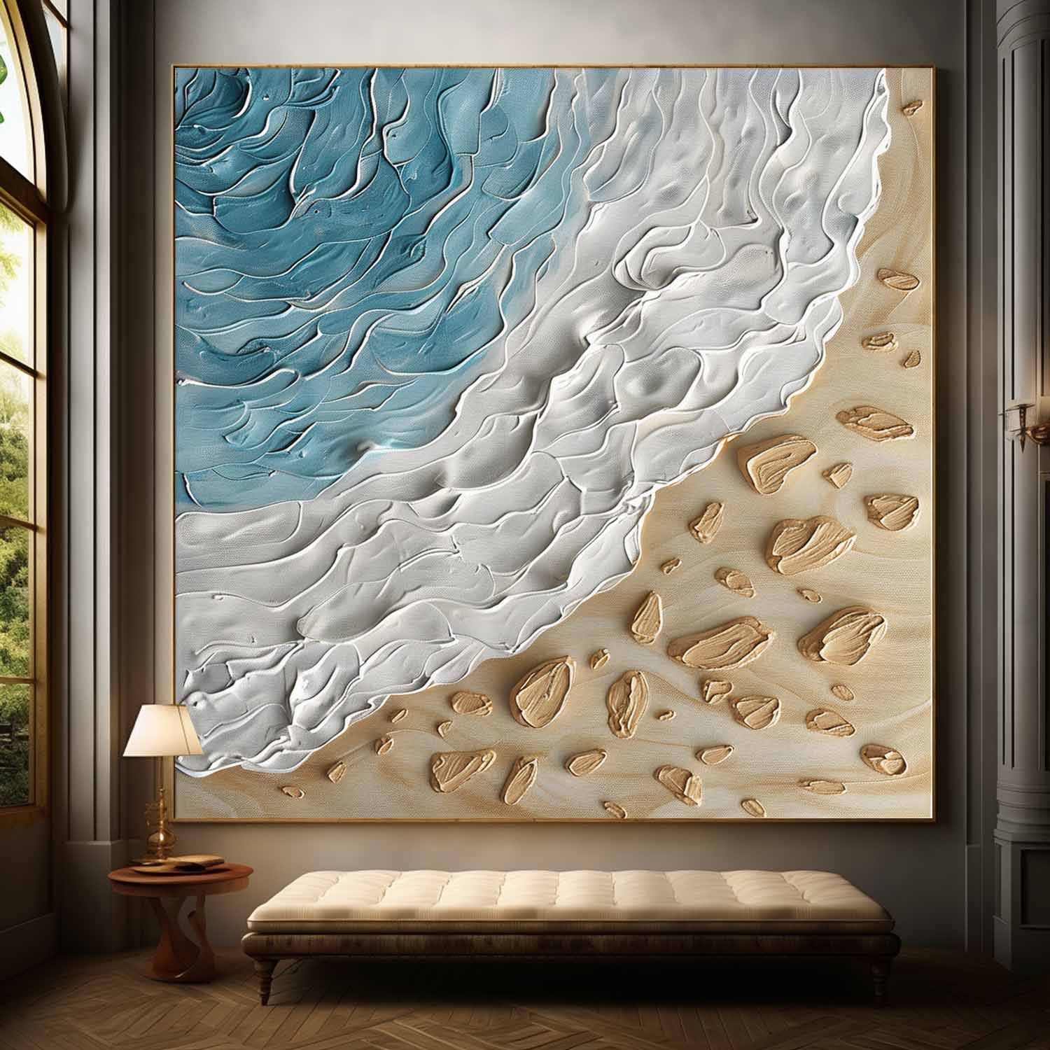Plaster Art Texture Painting #SG289 - Image 5