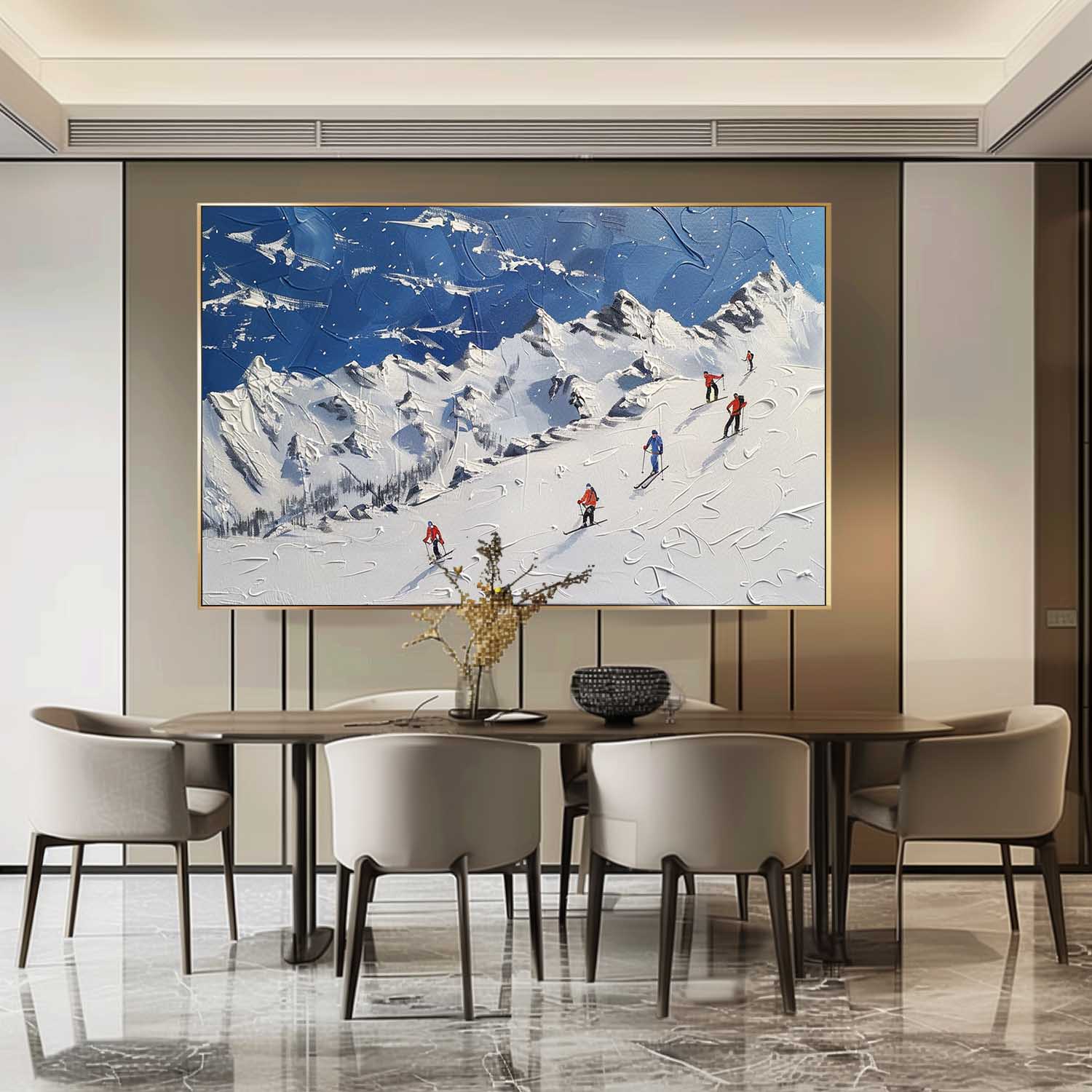 Plaster Art Texture Painting #SG294 - Image 4