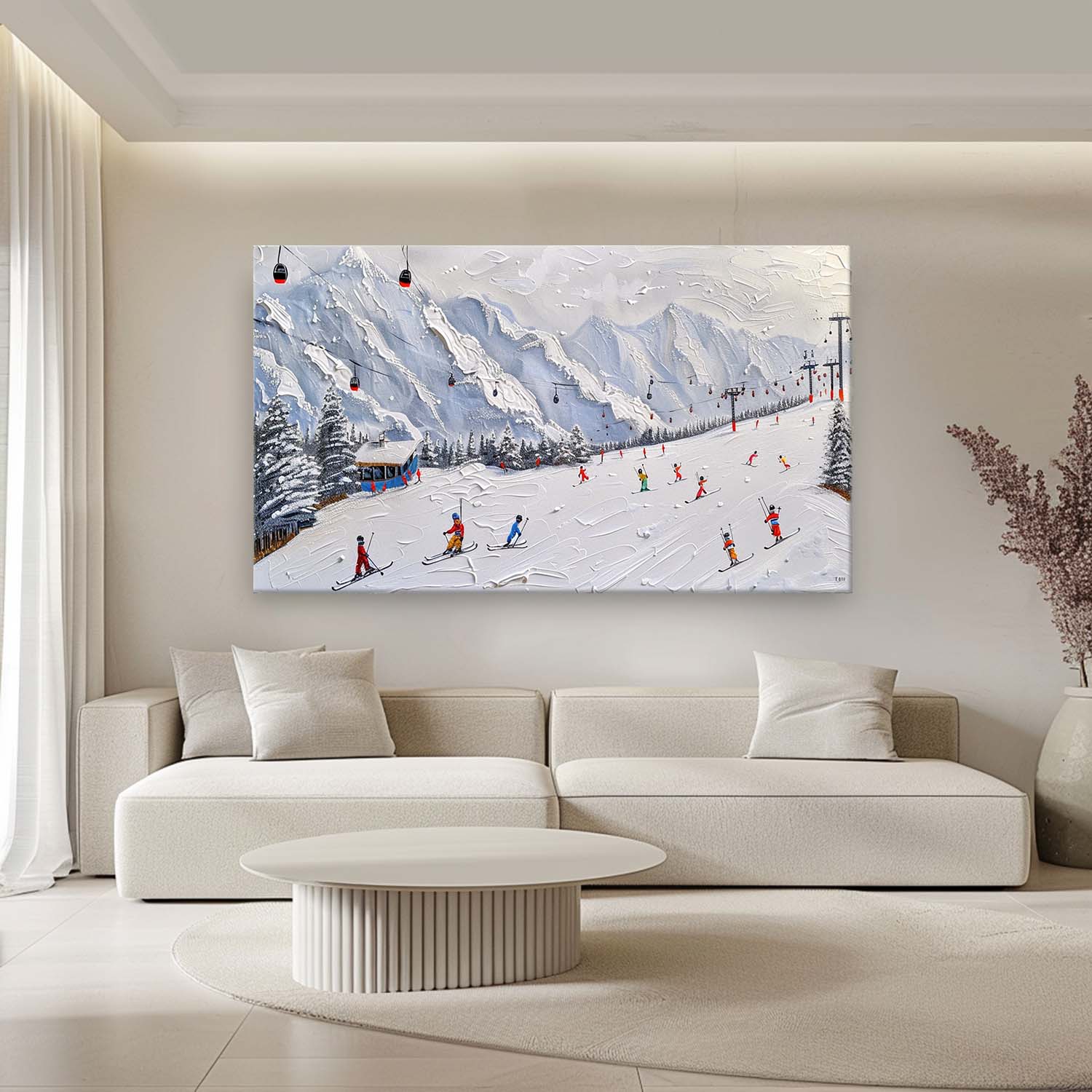 Plaster Art Texture Painting #SG295 - Image 4