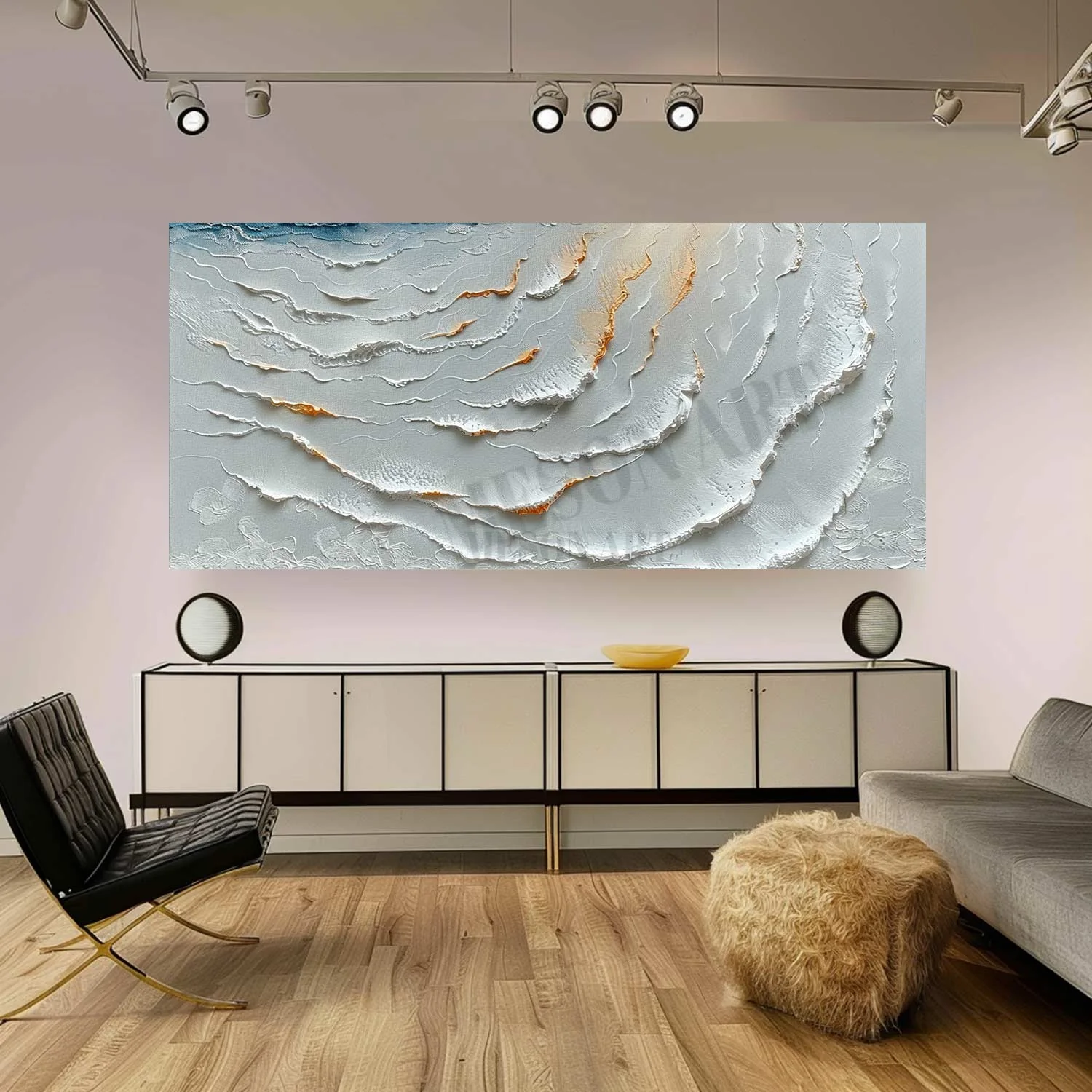 Plaster Art Texture Painting #SG305 - Image 4