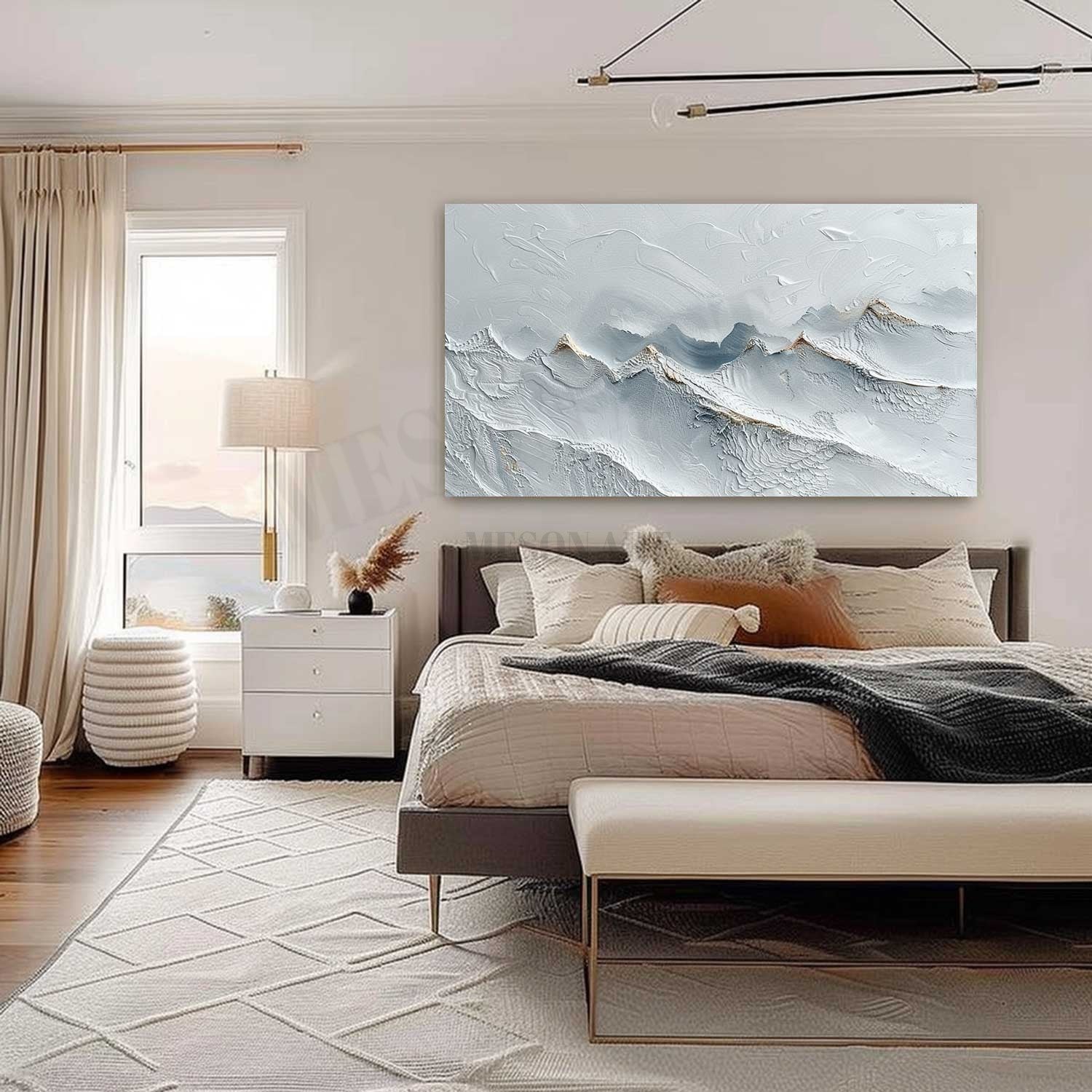 Plaster Art Texture Painting #SG308 - Image 3