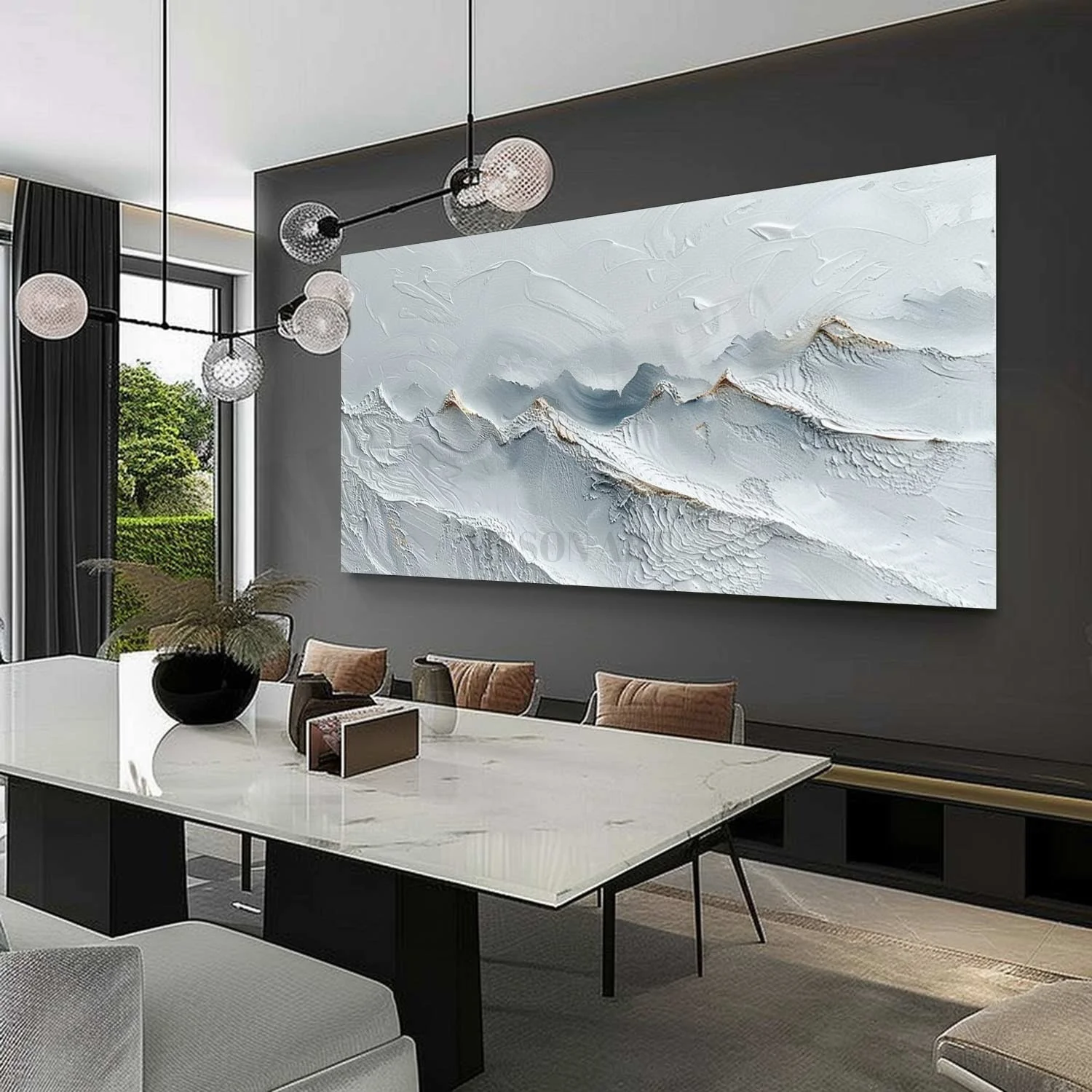 Plaster Art Texture Painting #SG308 - Image 4