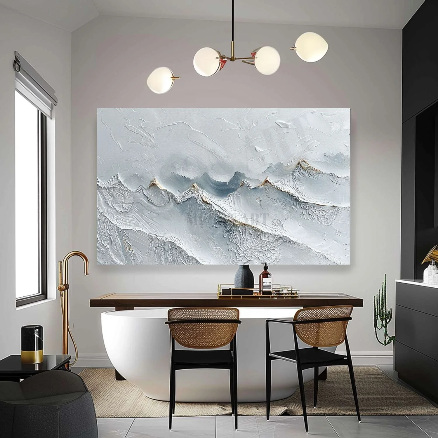 Plaster Art Texture Painting #SG308 - Image 5