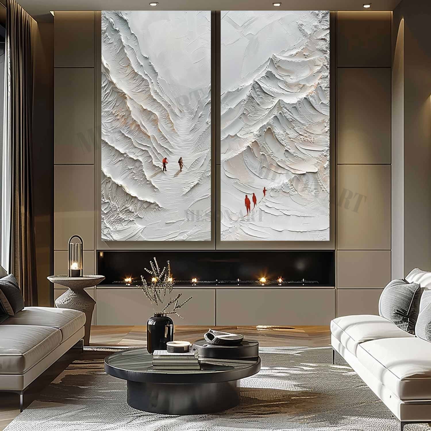 Plaster Art Texture Painting #SG310 - Image 2
