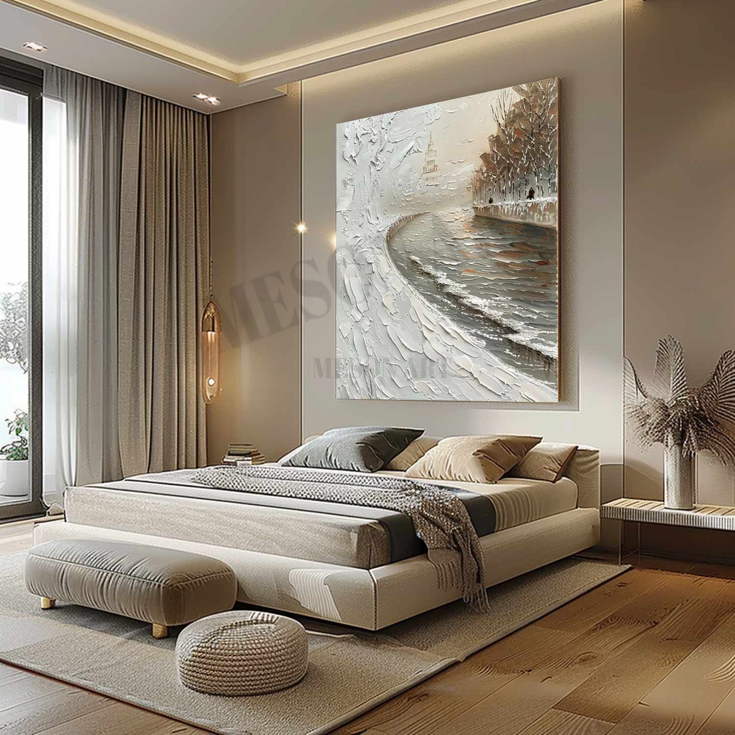 Plaster Art Texture Painting #SG323 - Image 3