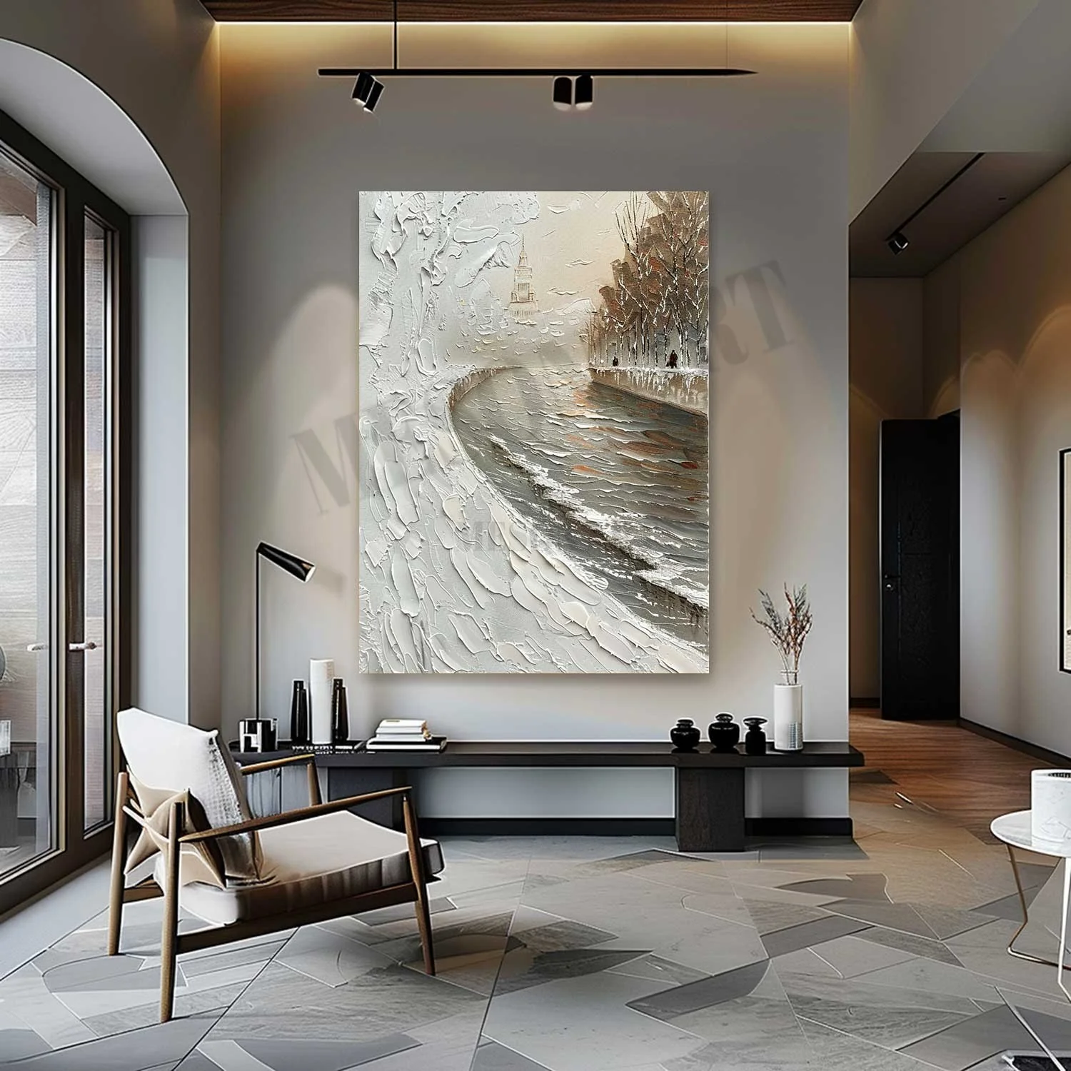 Plaster Art Texture Painting #SG323 - Image 4