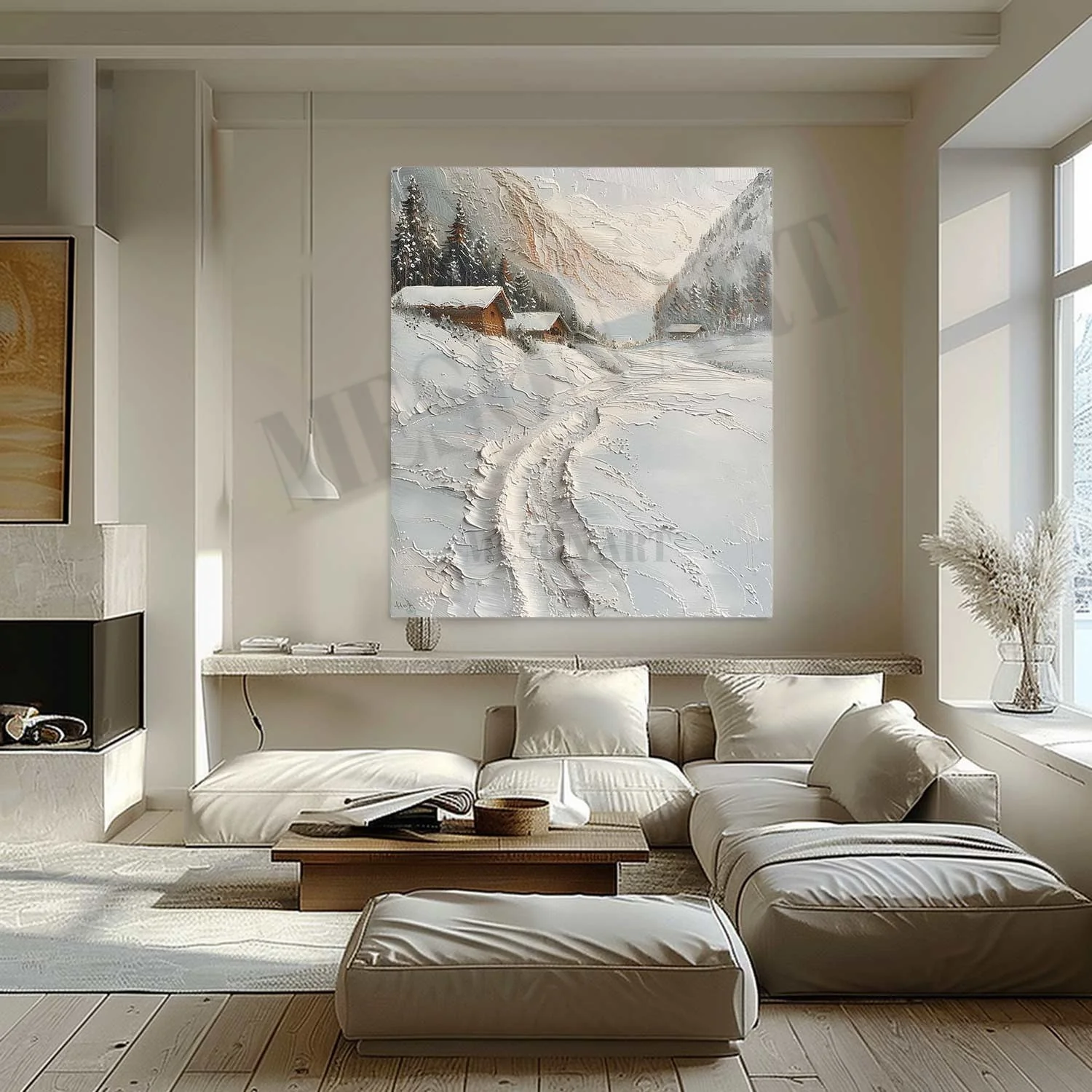 Plaster Art Texture Painting #SG325 - Image 6