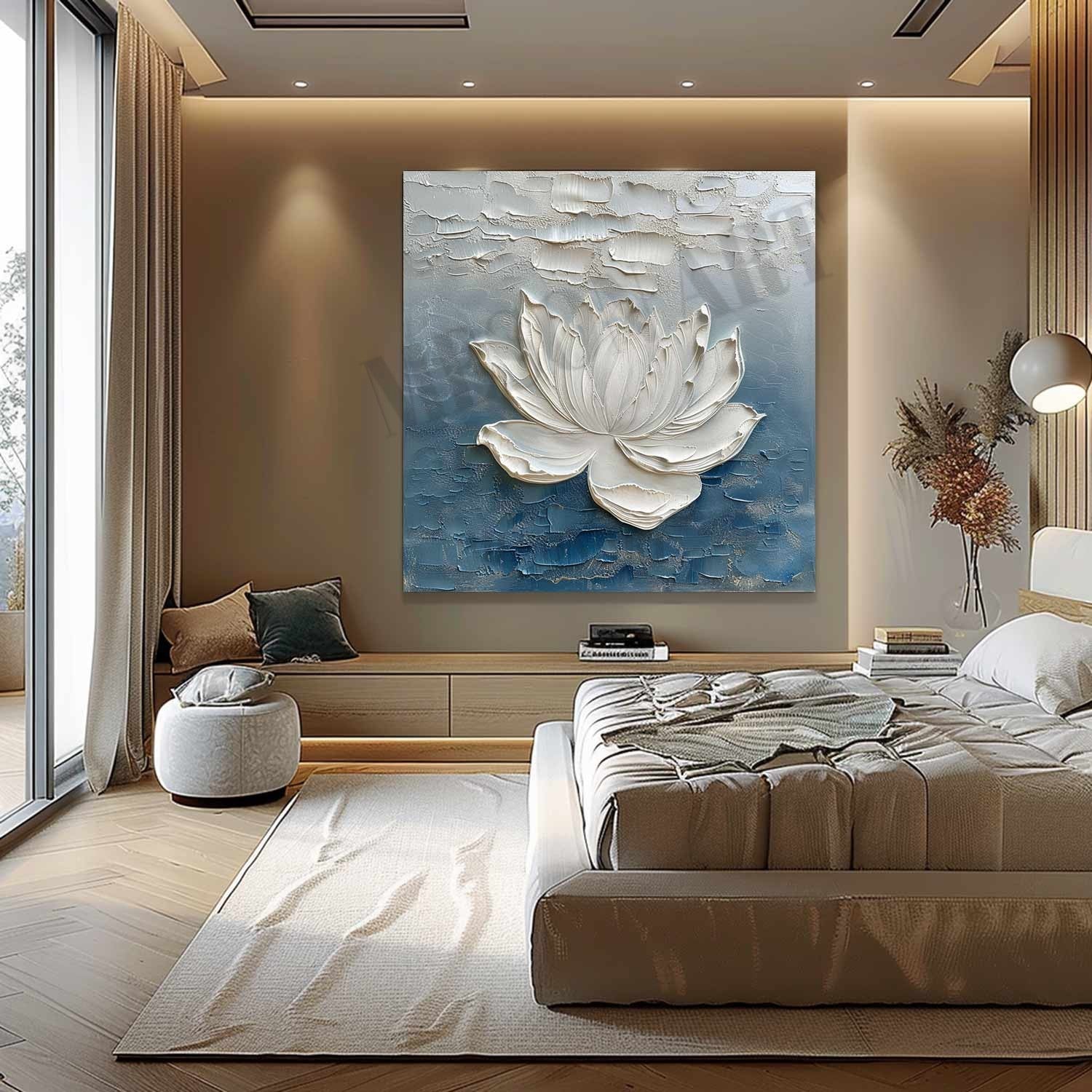 Plaster Art Texture Painting #SG328 - Image 4