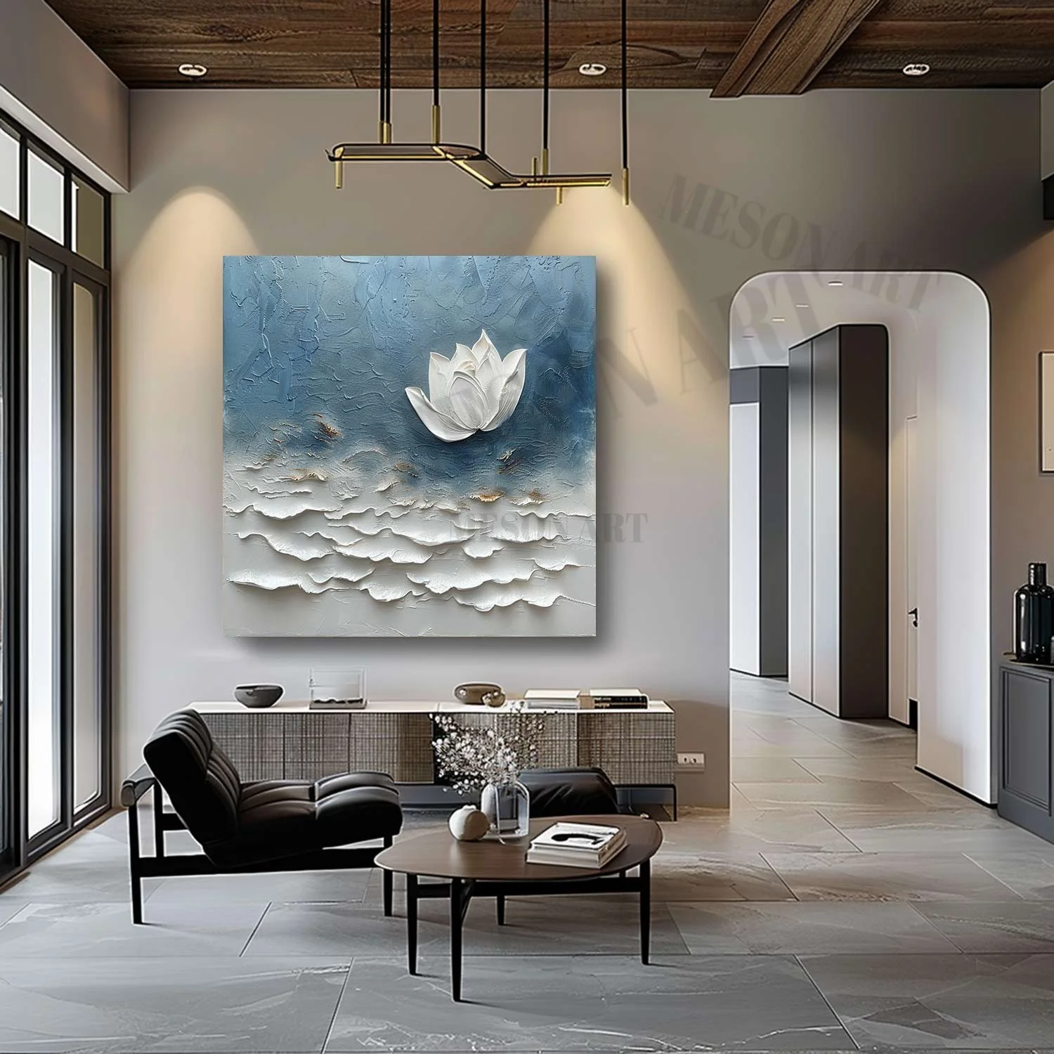 Plaster Art Texture Painting #SG329 - Image 5