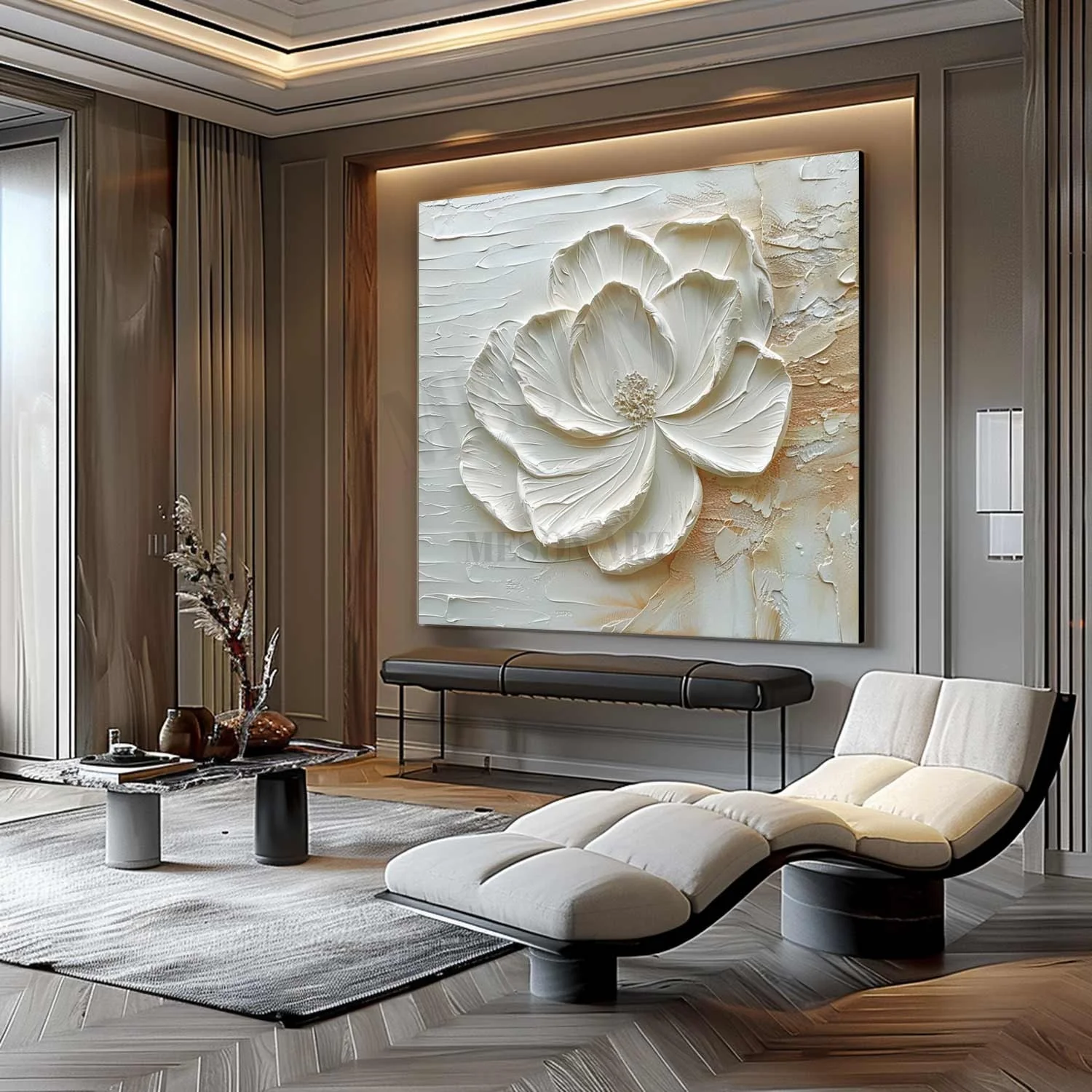 Plaster Art Texture Painting #SG331 - Image 6