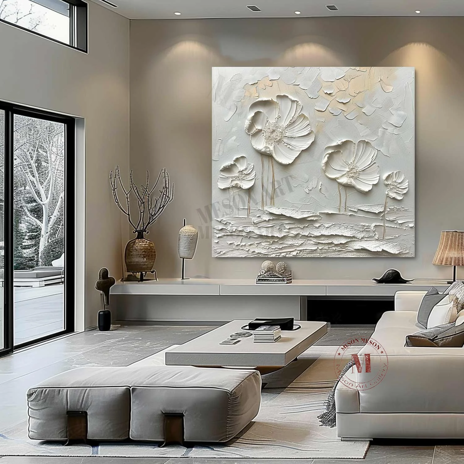 Plaster Art Texture Painting #SG333 - Image 6