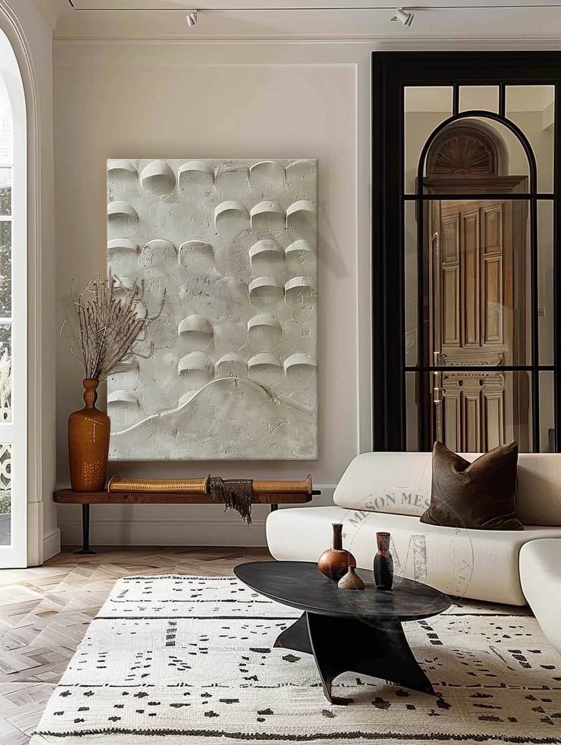 Plaster Art Texture Painting #SG347 - Image 5