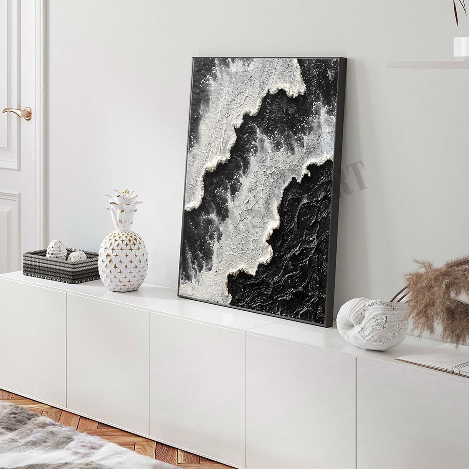 Plaster Art Texture Painting #SG349 - Image 3