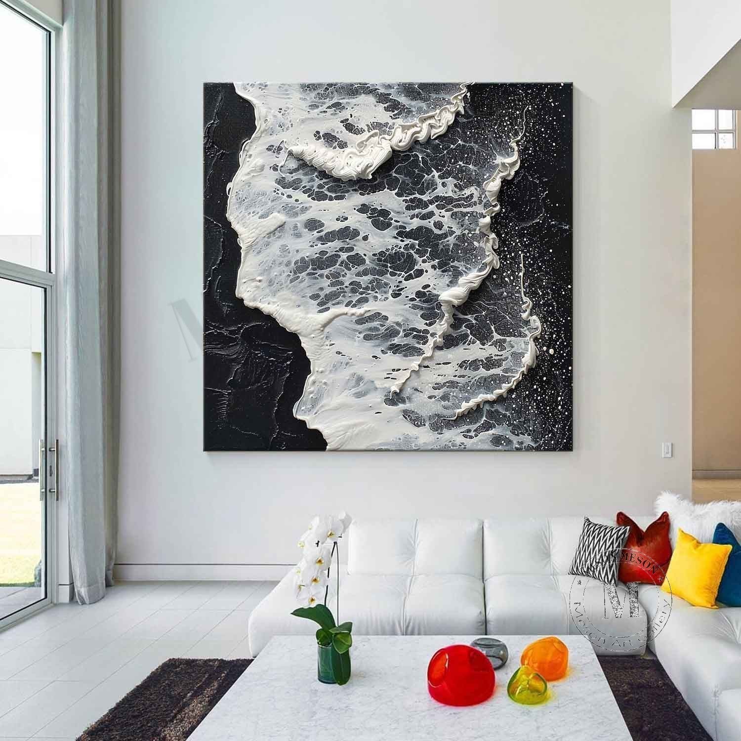 Plaster Art Texture Painting #SG353 - Image 7
