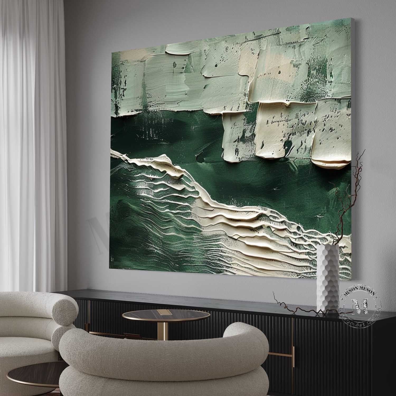 Plaster Art Texture Painting #SG360 - Image 2