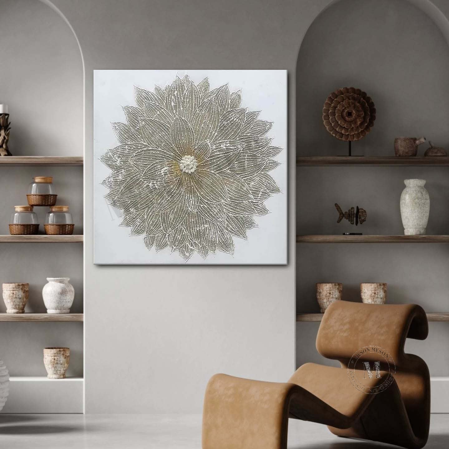 Plaster Art Texture Painting #SG361 - Image 3