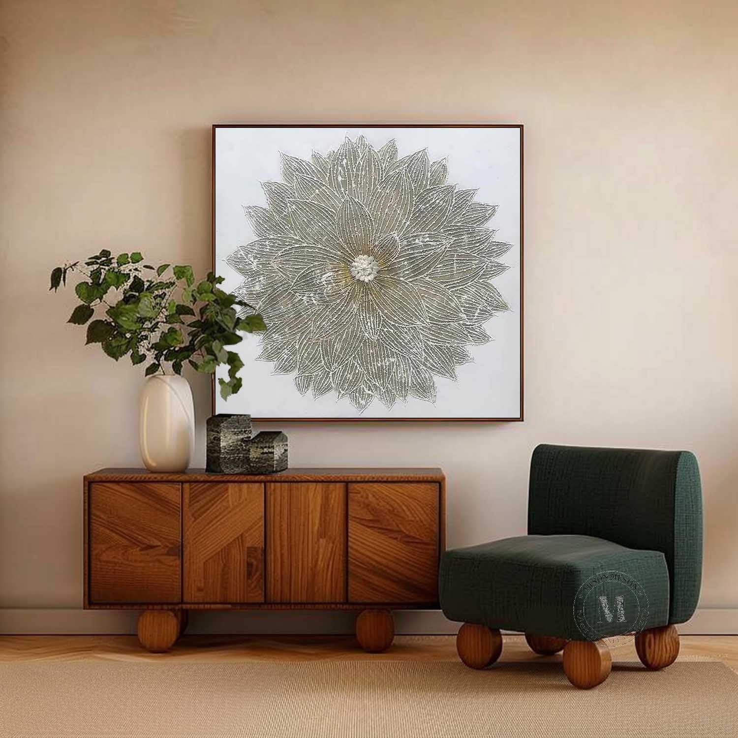 Plaster Art Texture Painting #SG361 - Image 5