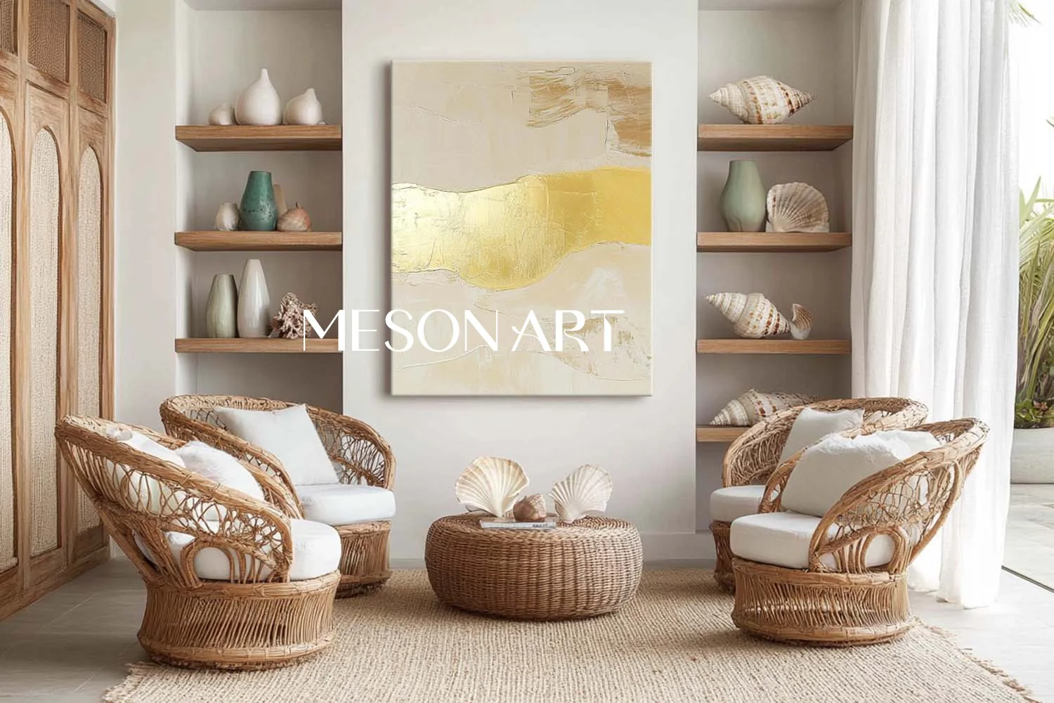 Plaster Art Texture Painting #SG367 - Image 5