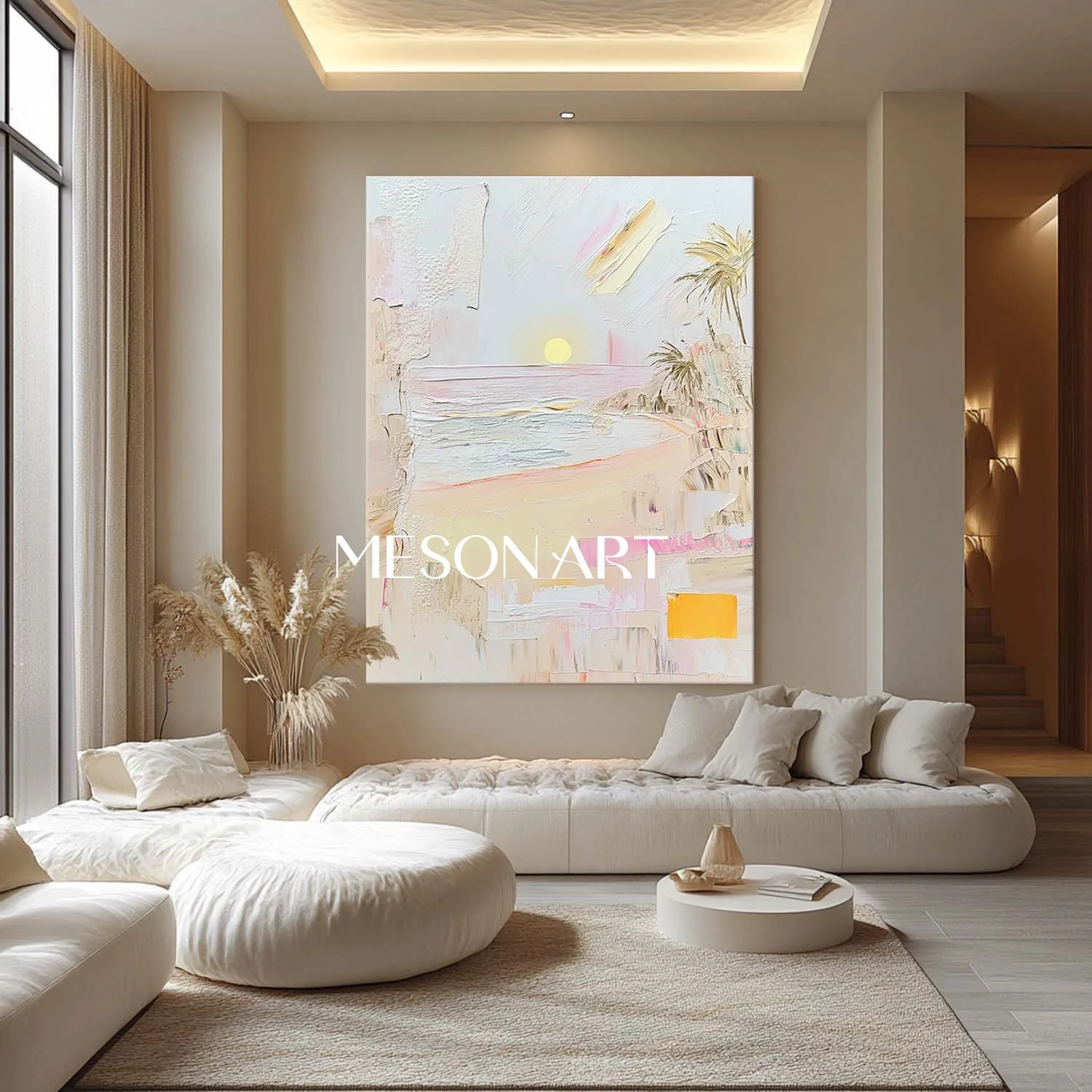 Plaster Art Texture Painting #SG371 - Image 3