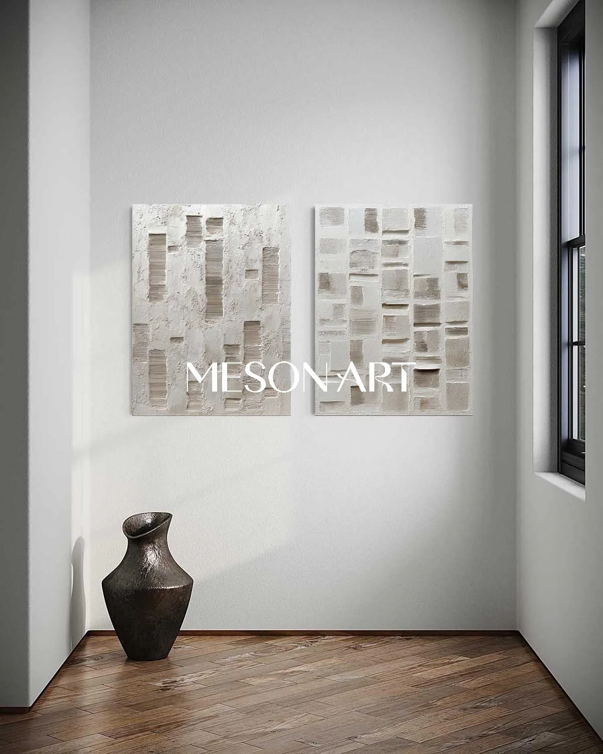 Plaster Art Texture Painting #SG402 - Image 3