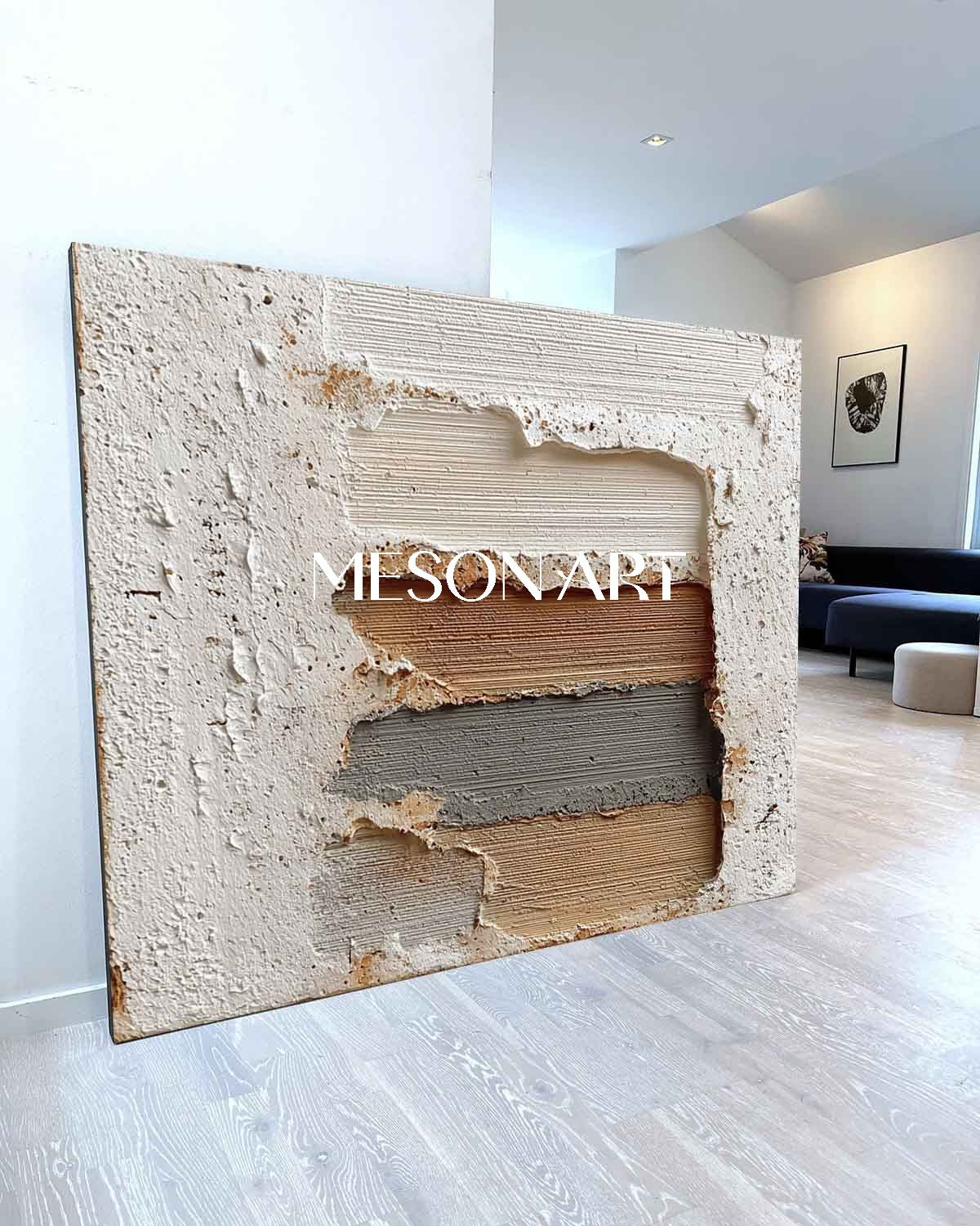 Plaster Art Texture Painting #SG413 - Image 5