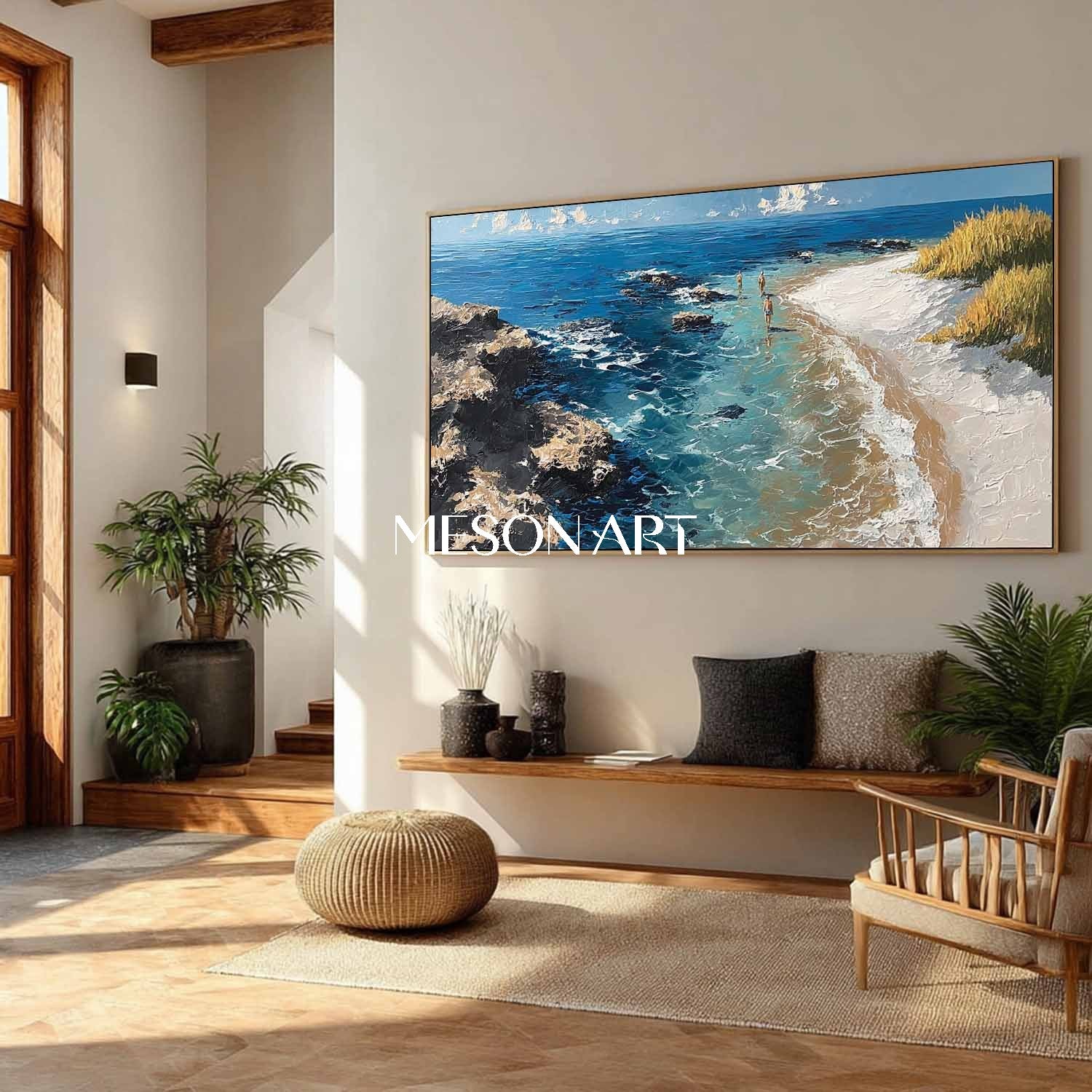 Plaster Art Texture Painting #SG426 - Image 3