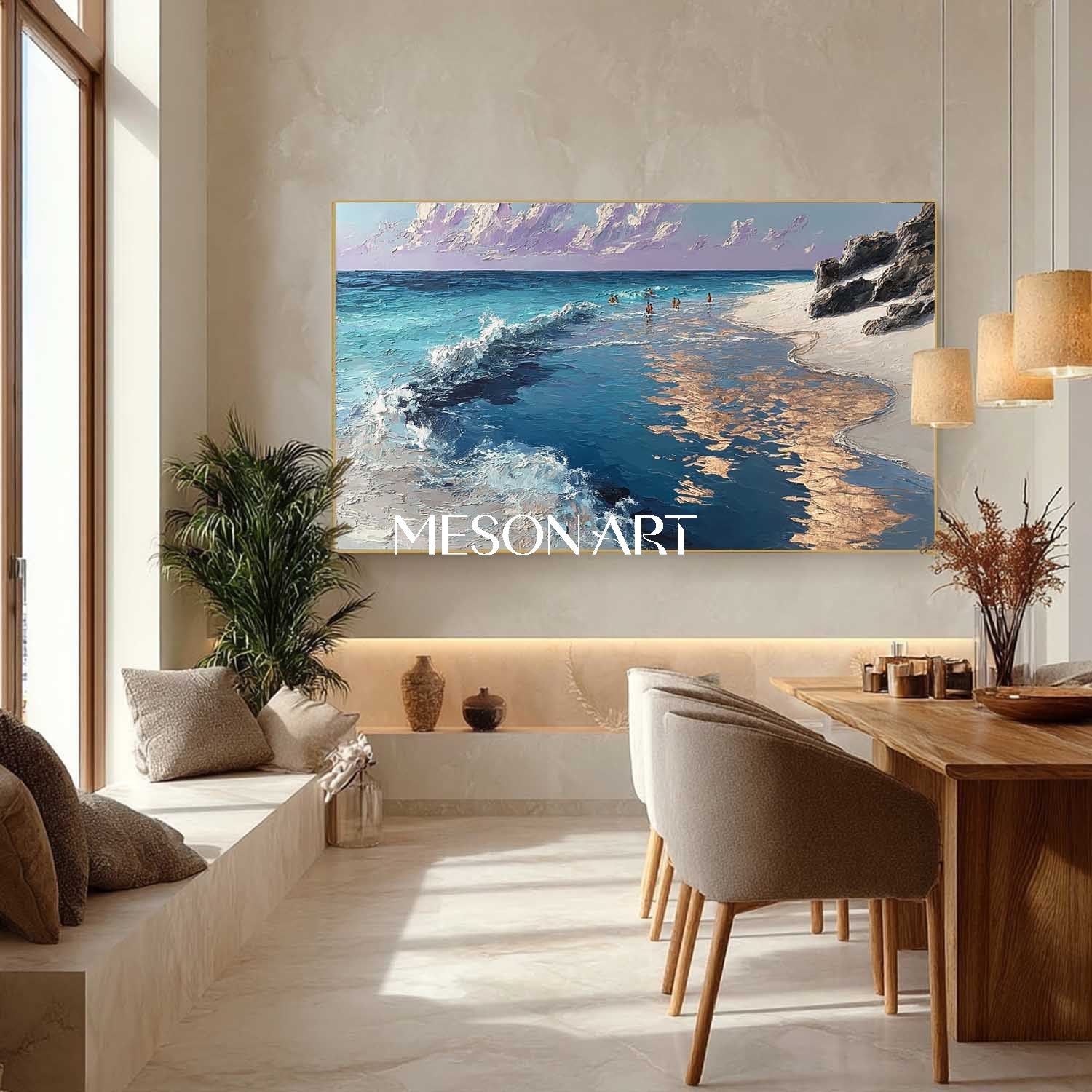 Plaster Art Texture Painting #SG427 - Image 4
