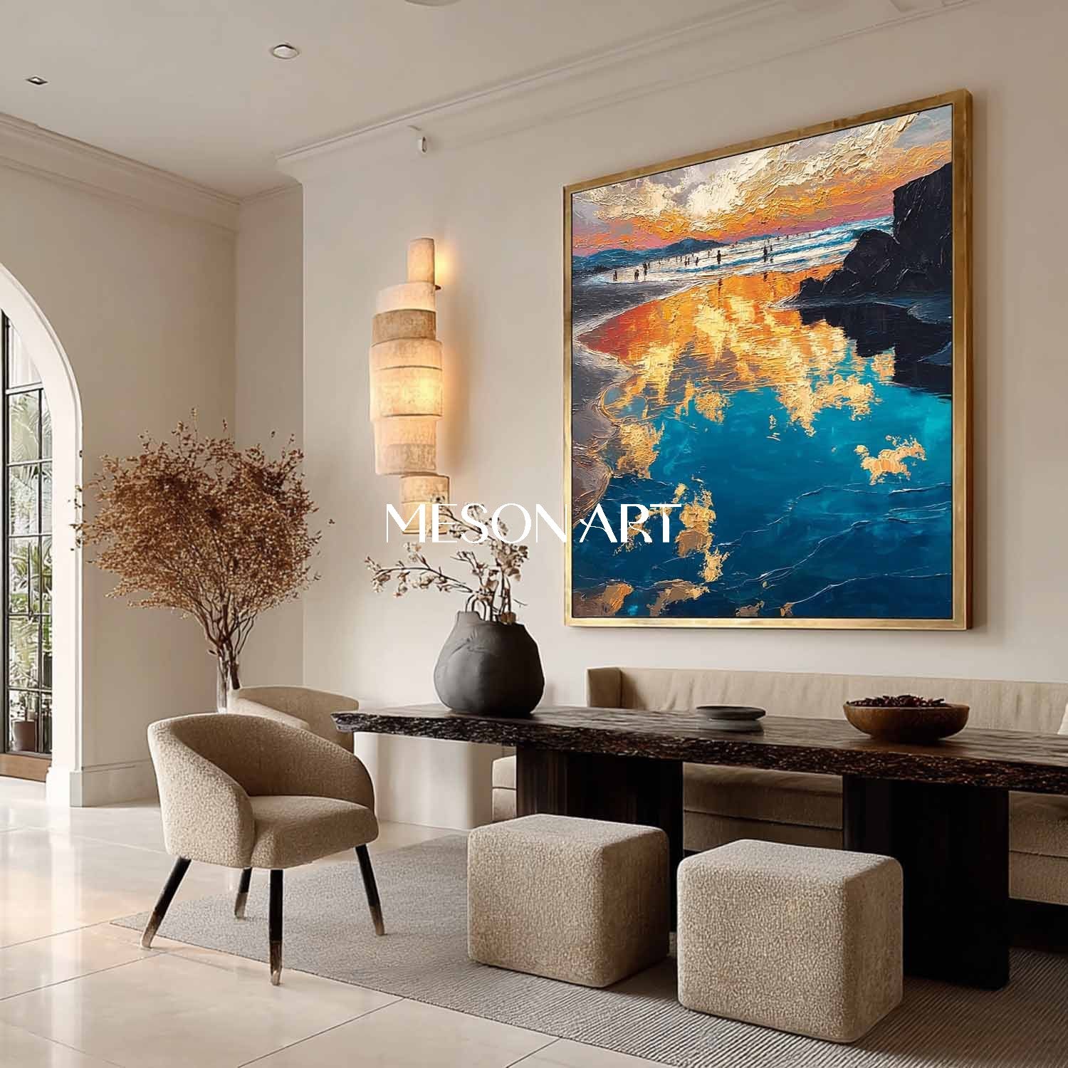 Plaster Art Texture Painting #SG441 - Image 5
