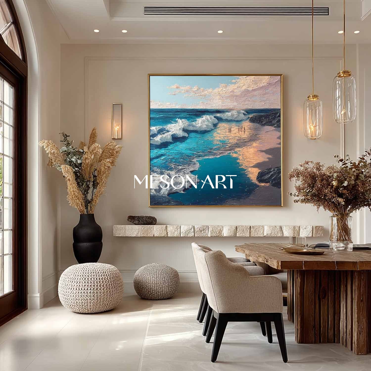 Plaster Art Texture Painting #SG444 - Image 4