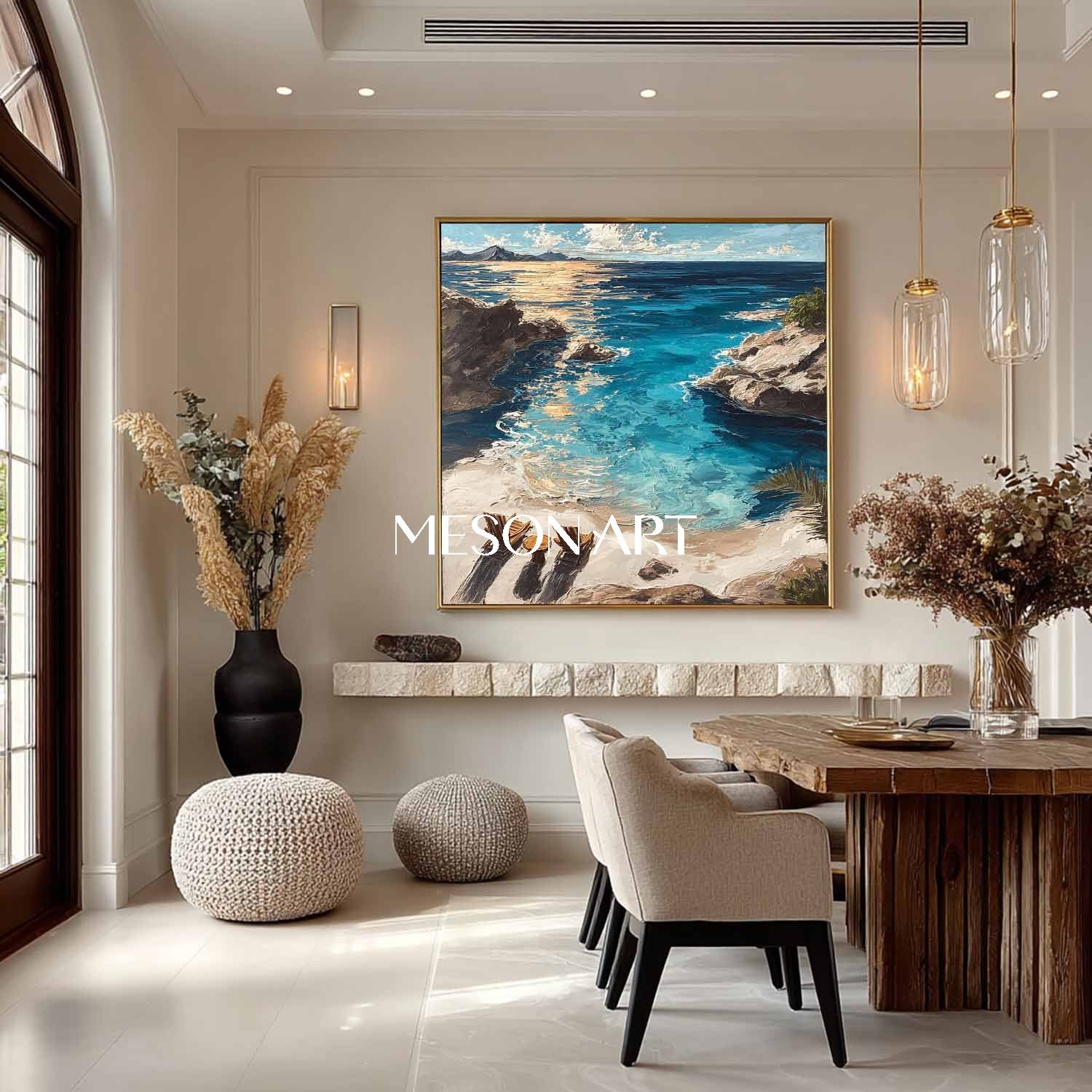 Plaster Art Texture Painting #SG446 - Image 3