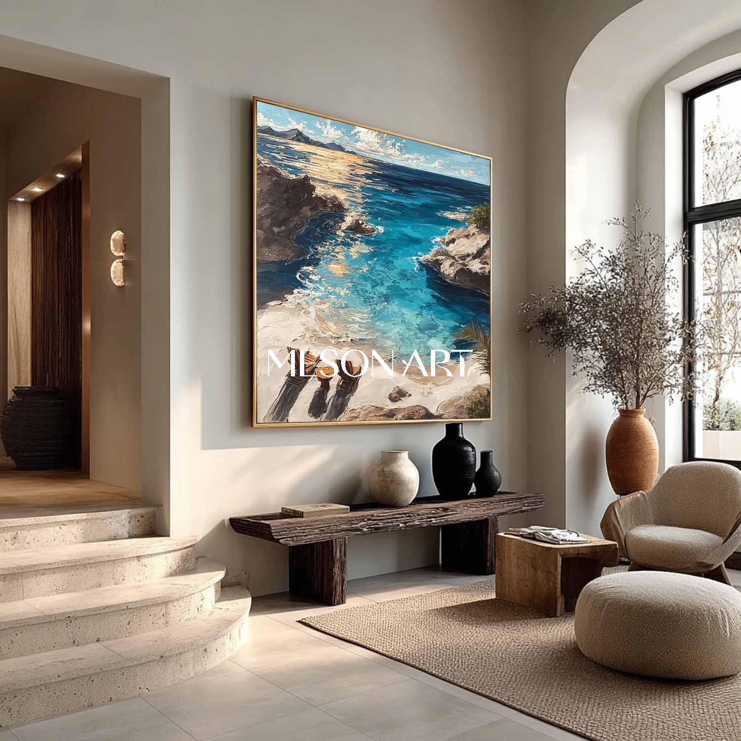 Plaster Art Texture Painting #SG446 - Image 5