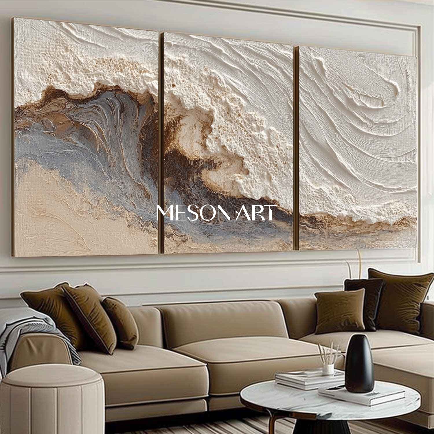 Plaster Art Texture Painting #SG455 - Image 2