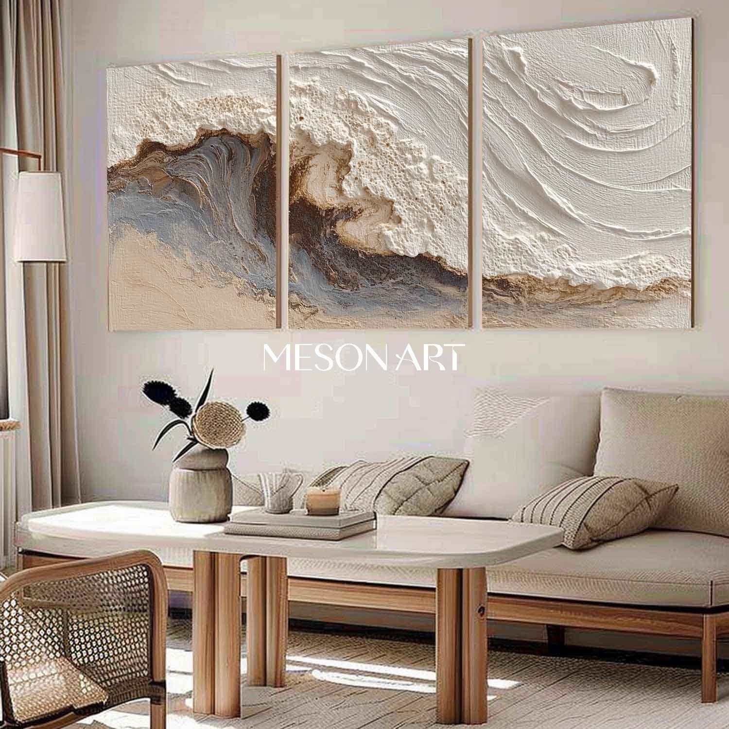 Plaster Art Texture Painting #SG455 - Image 6