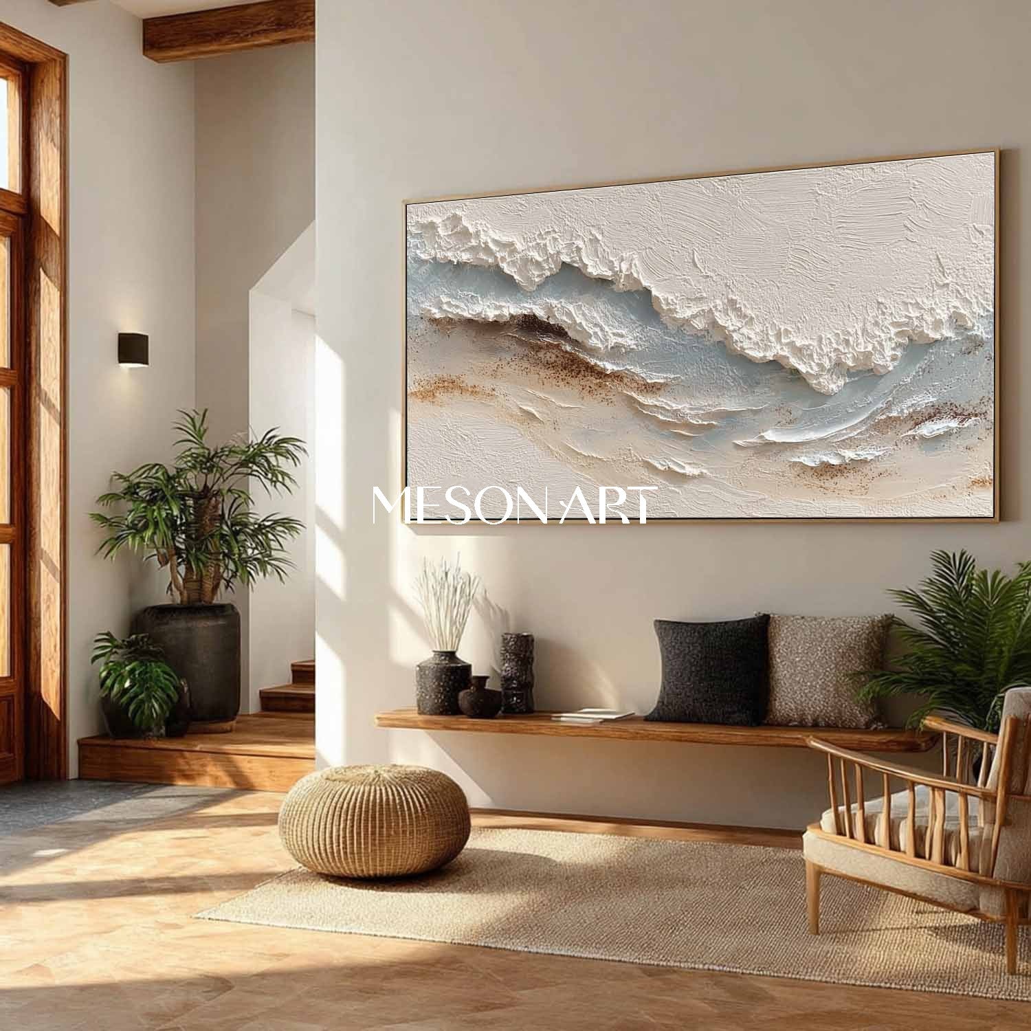 Plaster Art Texture Painting #SG456 - Image 3