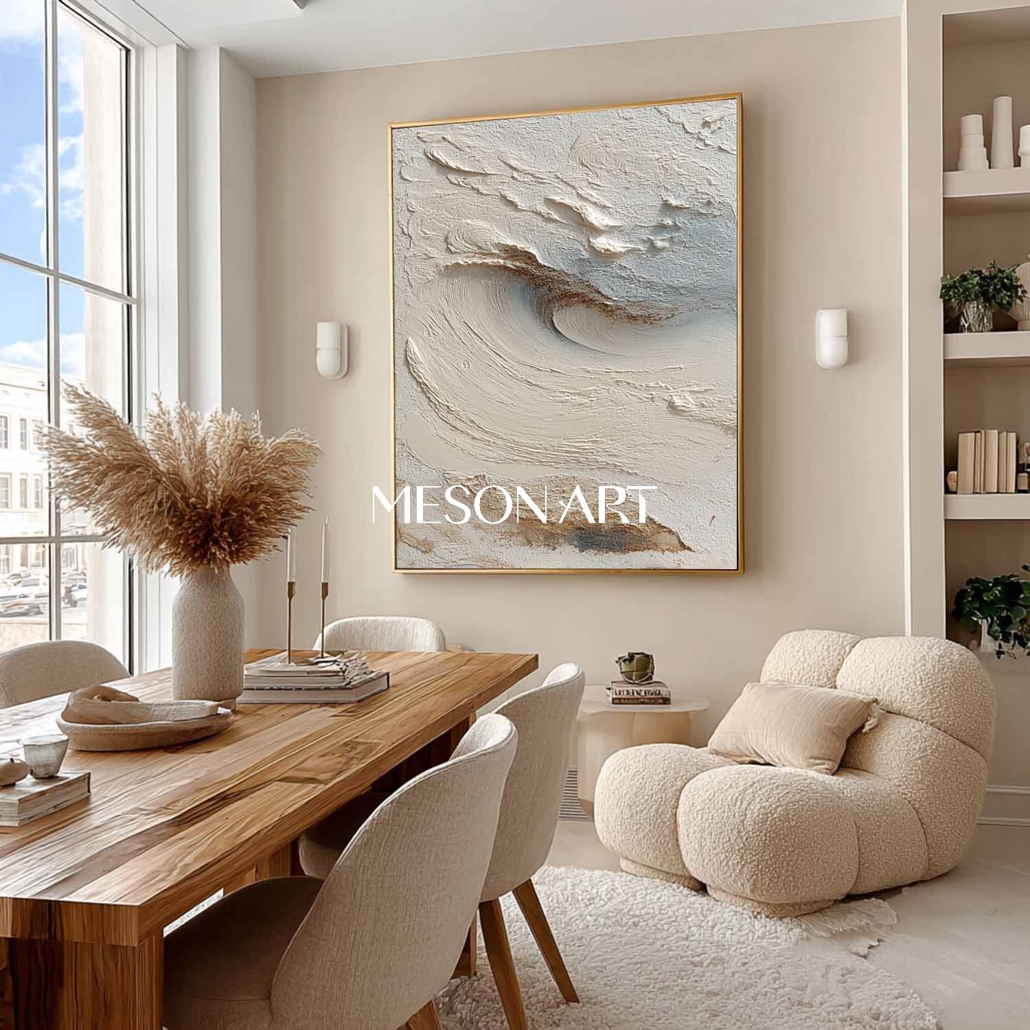 Plaster Art Texture Painting #SG460 - Image 2