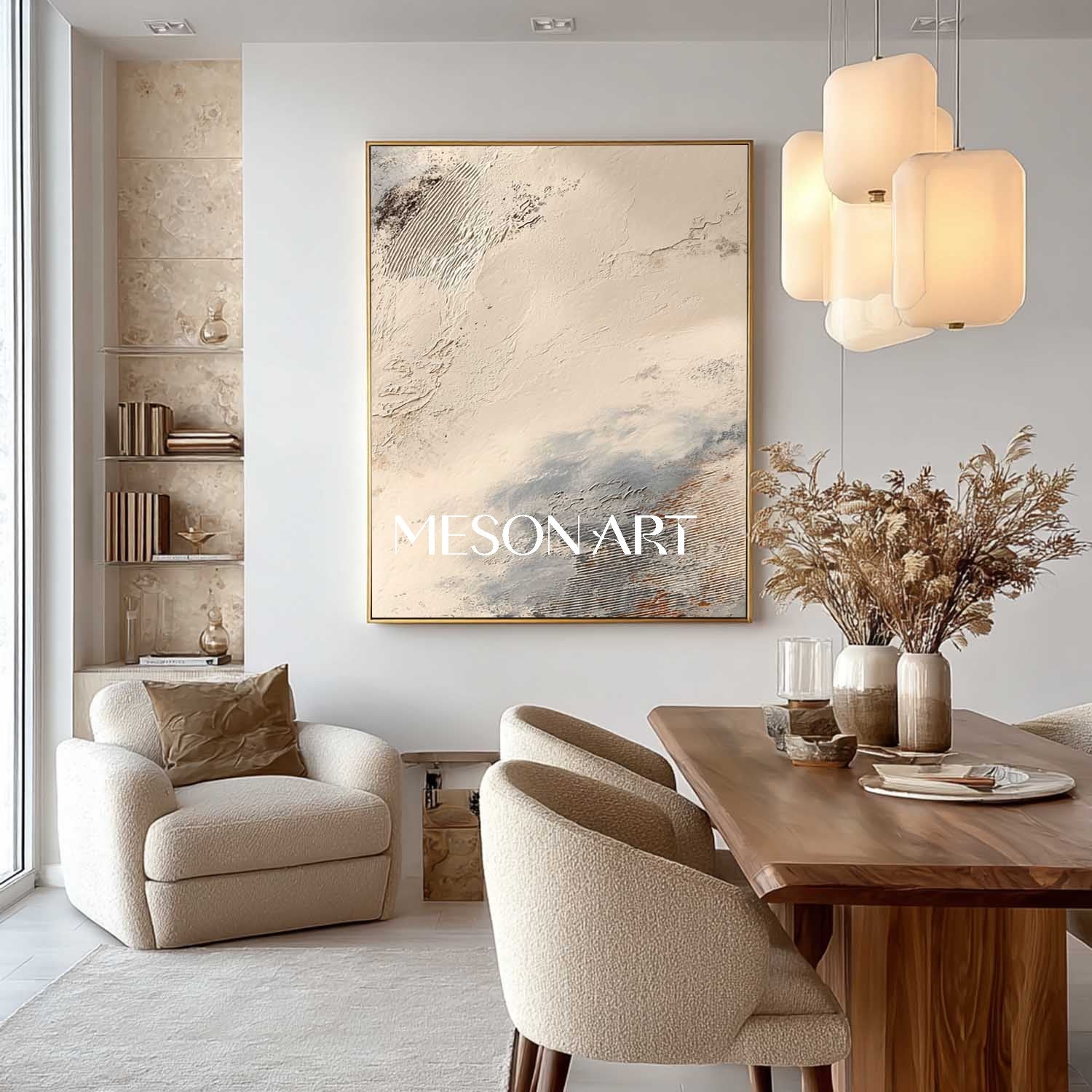 Plaster Art Texture Painting #SG462 - Image 2