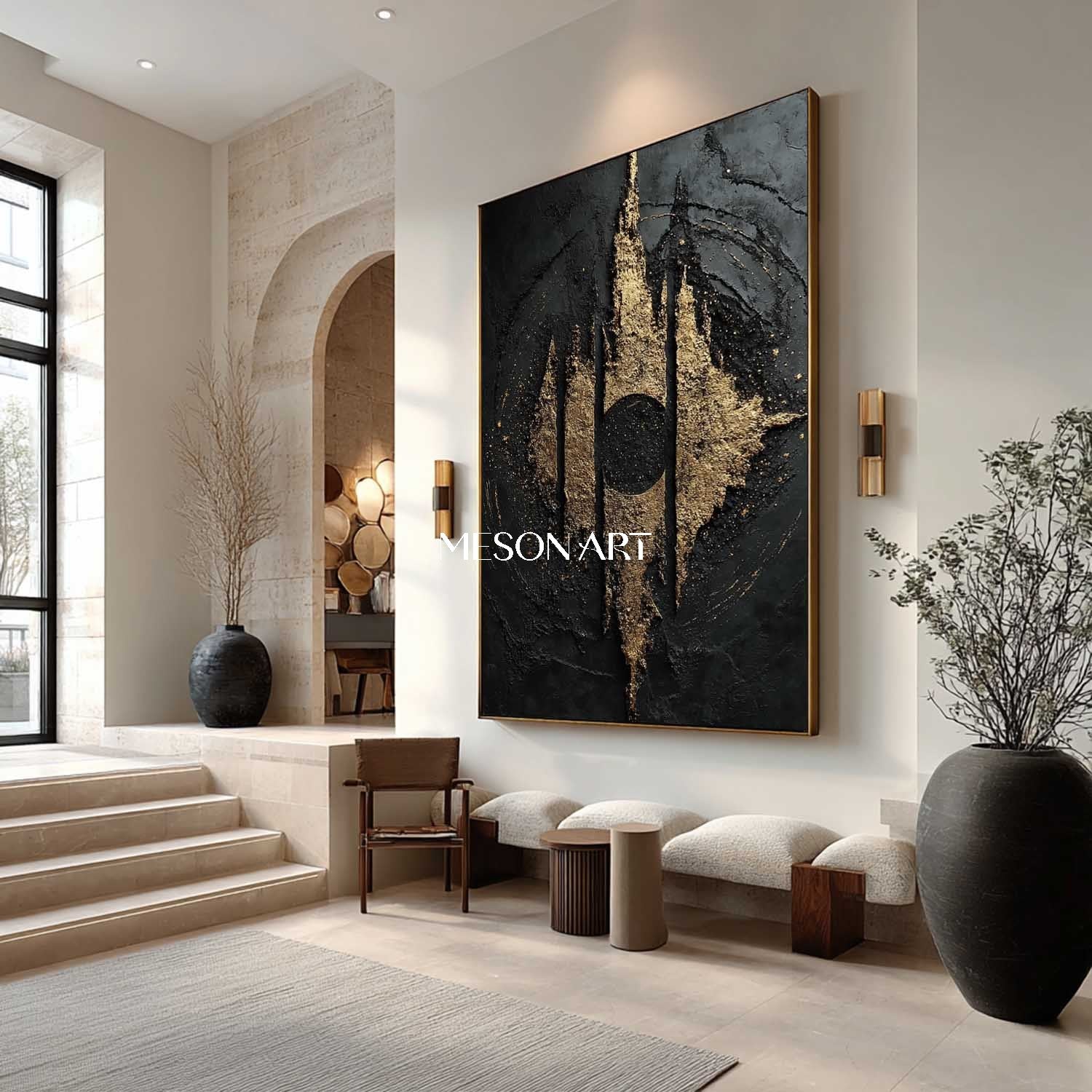 Plaster Art Texture Painting #SG466 - Image 4