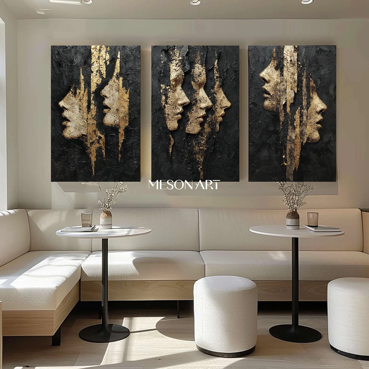 Plaster Art Texture Painting #SG469 - Image 3